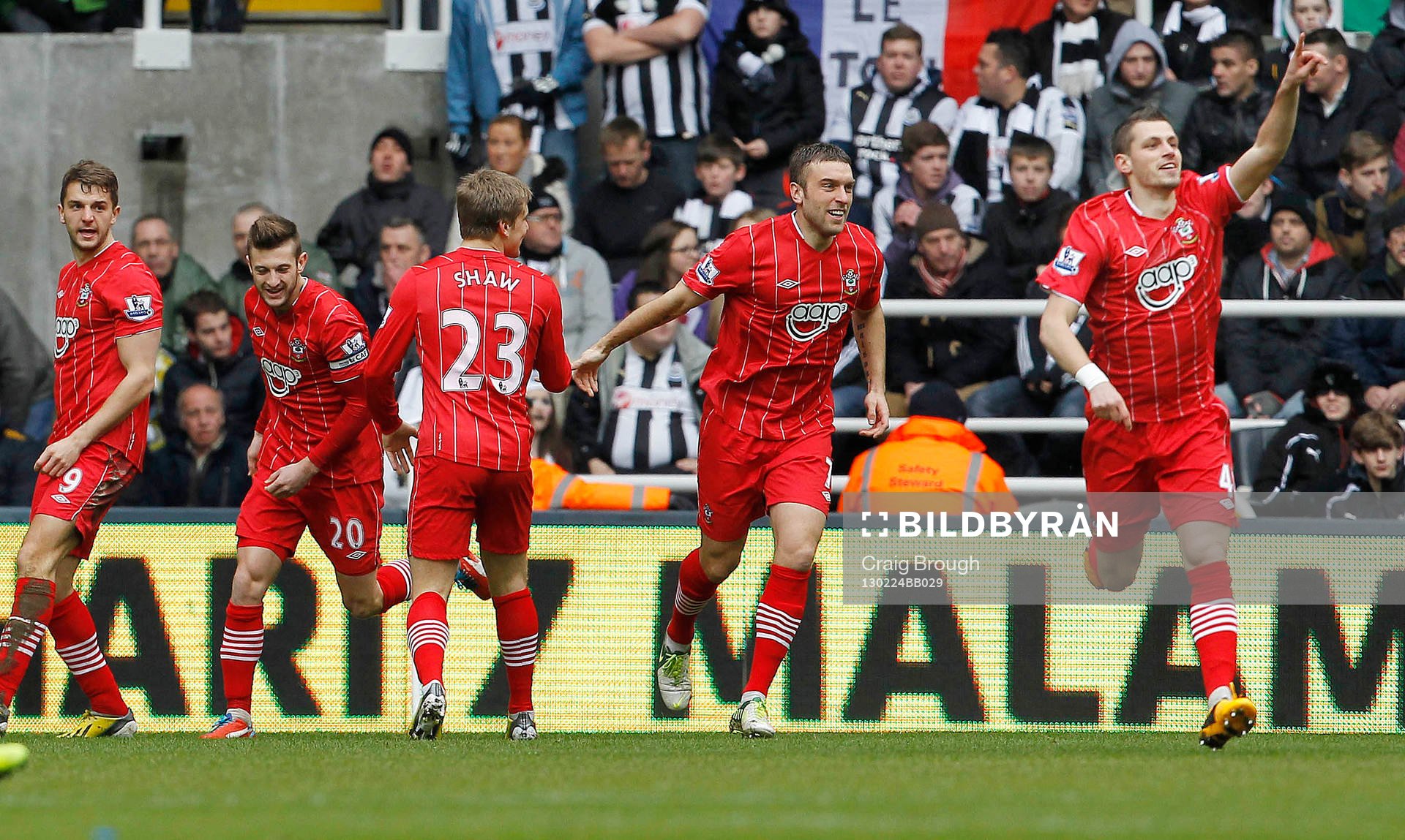 l - Newcastle United v Southampton - Barclays Premier