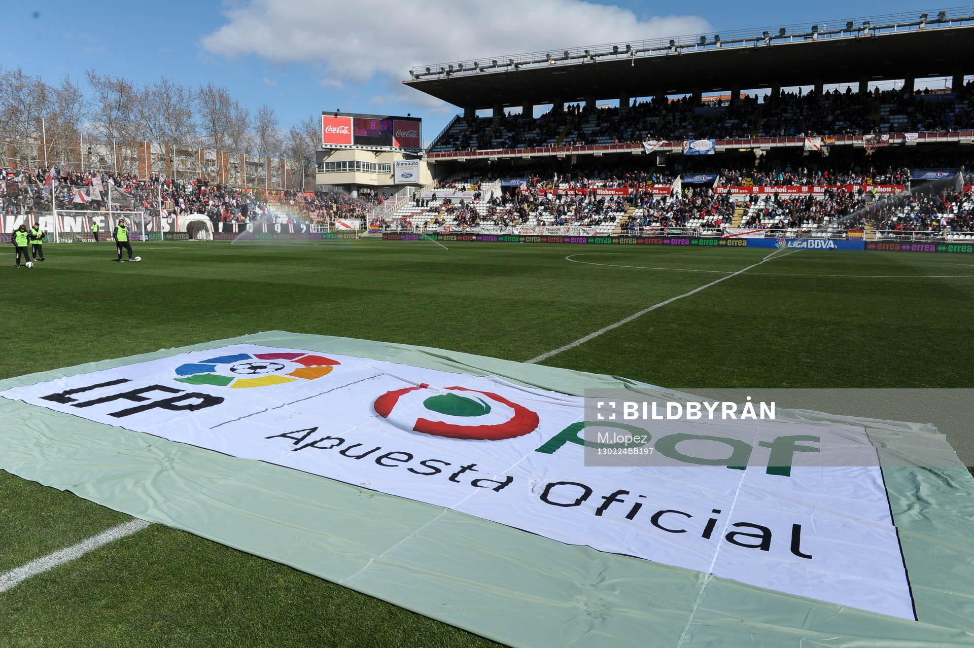 during Rayo Vallecano - Real Valladolid round 25 league