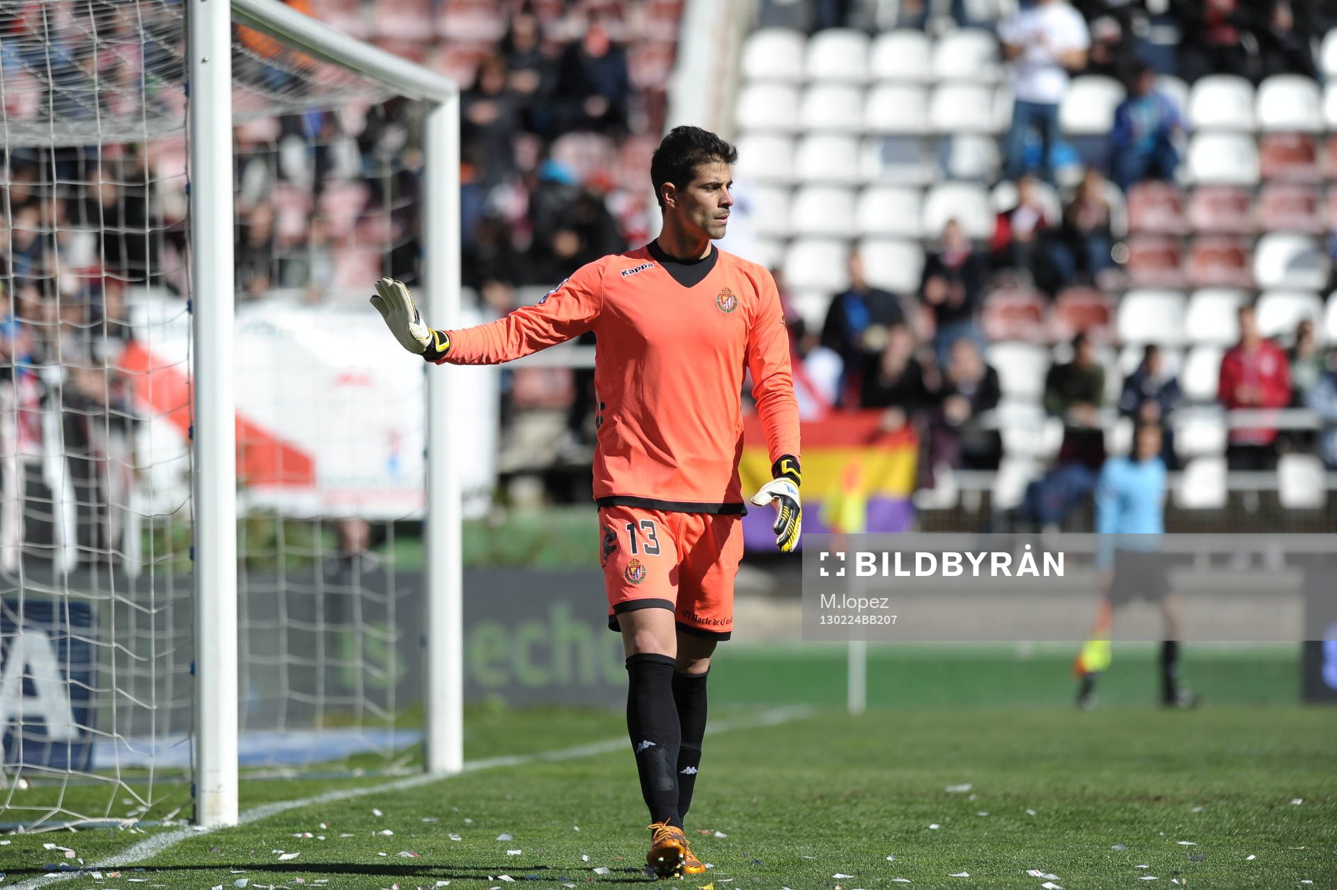 Player Real Valladolid Goalkeeper Dani Hernandez (13)