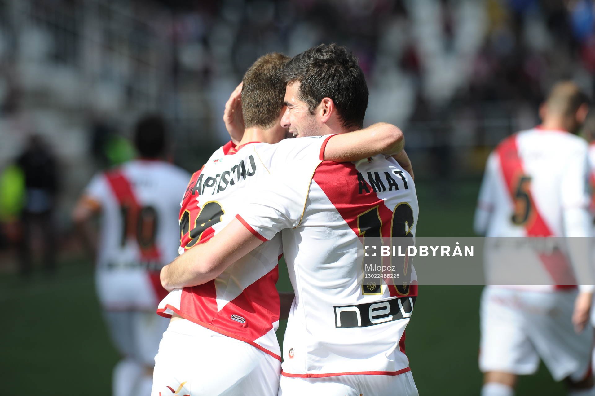 player Rayo Vallecano Foward Leo Baptistao (29) with player