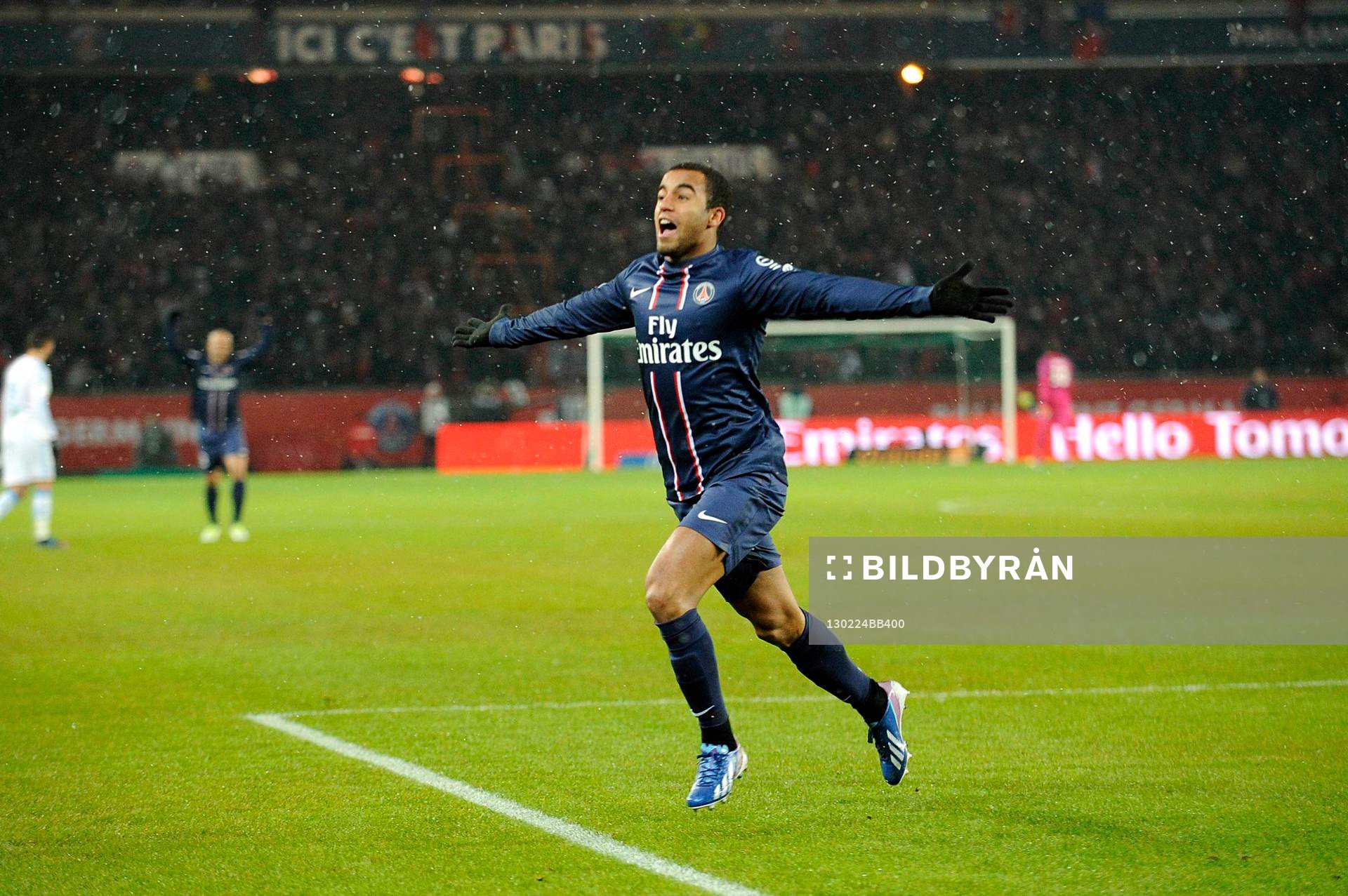 Joie Lucas MOURA - 24.02.2013 - Paris Saint Germain /