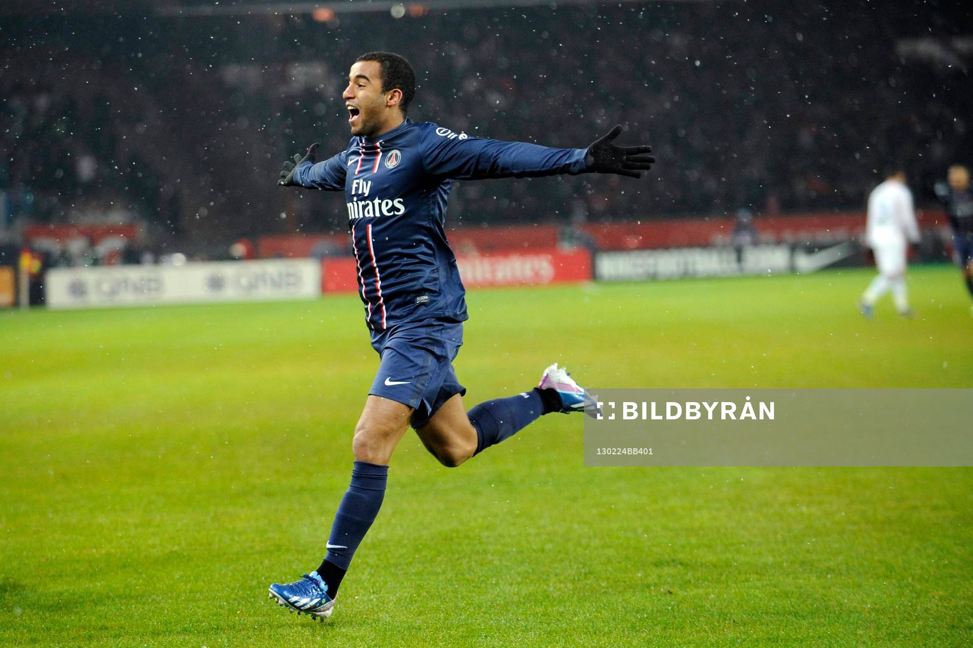 Joie Lucas MOURA - 24.02.2013 - Paris Saint Germain /