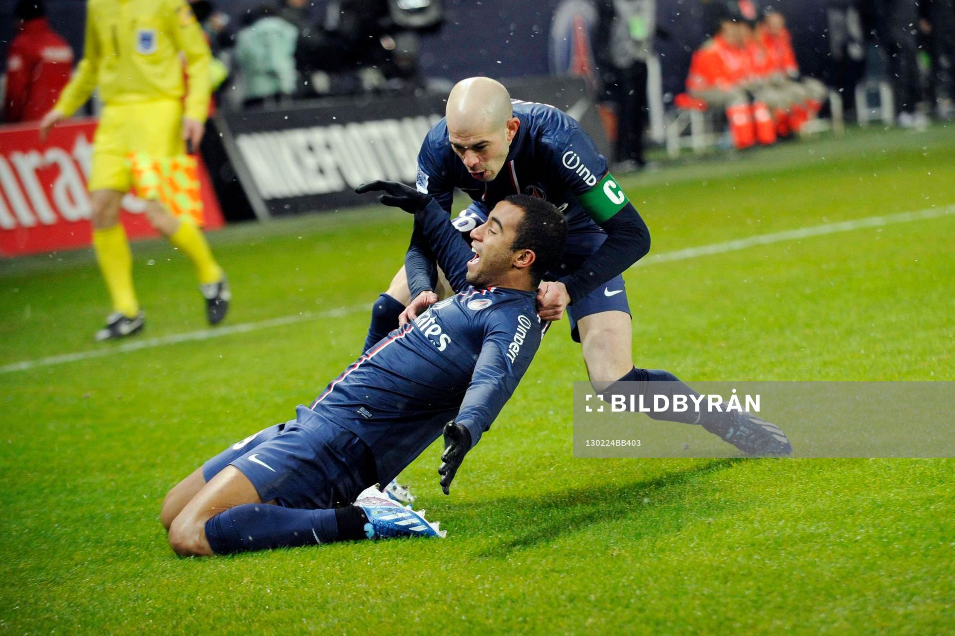 Joie Lucas MOURA - 24.02.2013 - Paris Saint Germain /