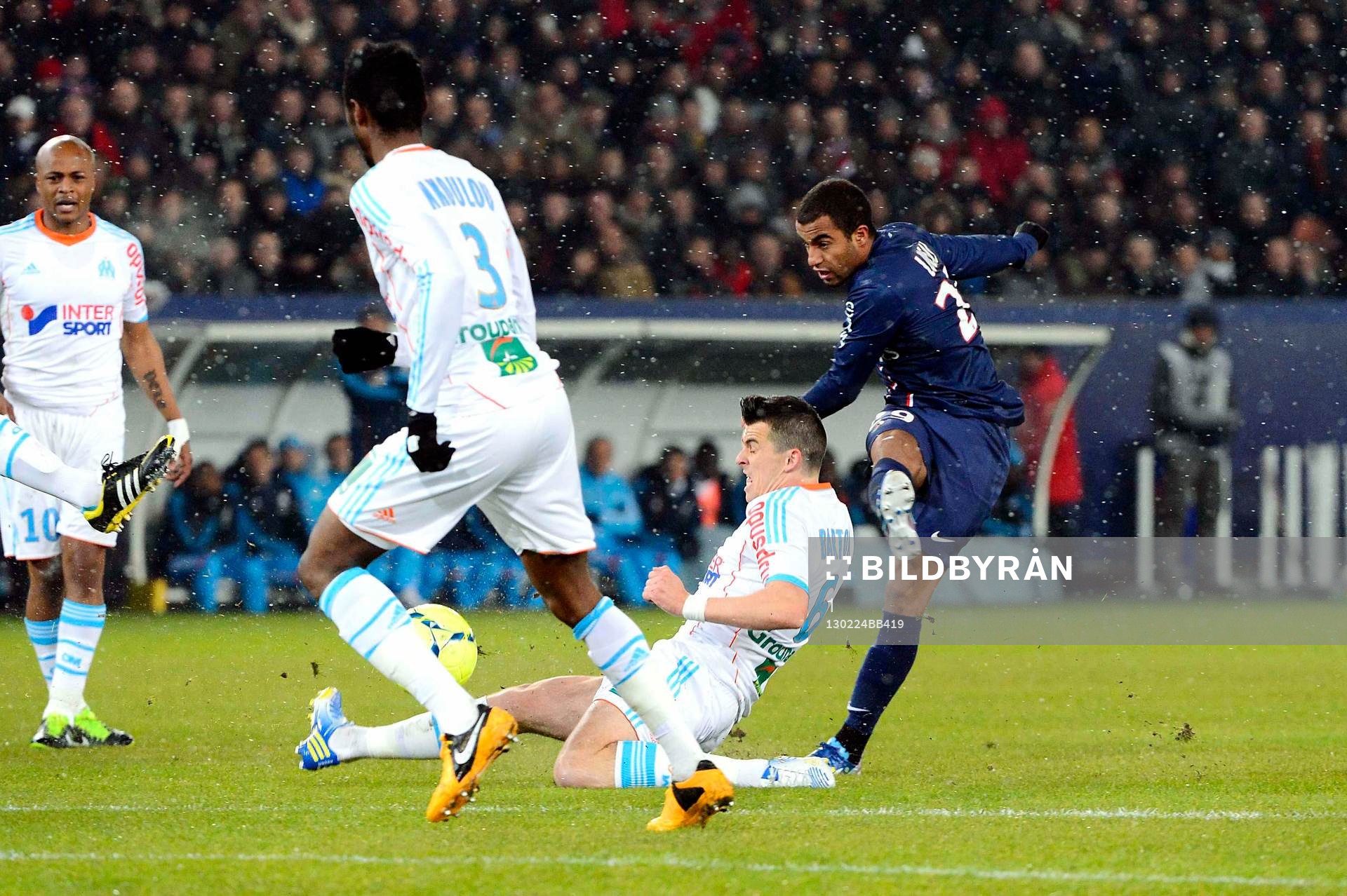 Goal Lucas MOURA - 24.02.2013 - Paris Saint Germain /