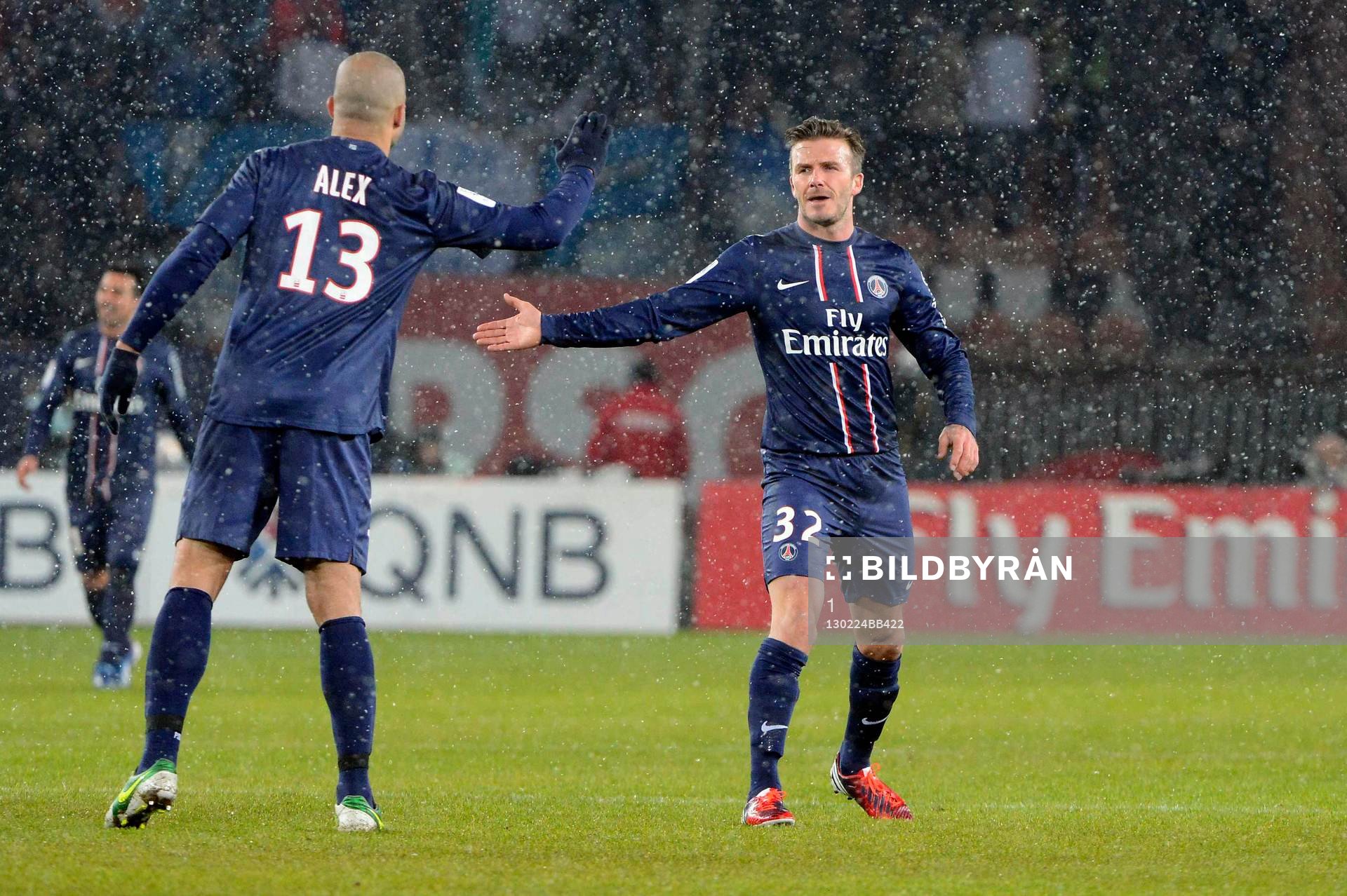ALEX / David BECKHAM - 24.02.2013 - Paris Saint Germain /