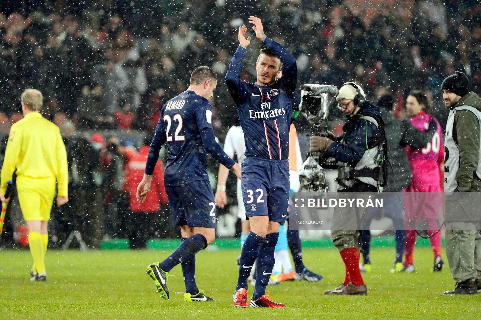 David BECKHAM - 24.02.2013 - Paris Saint Germain /