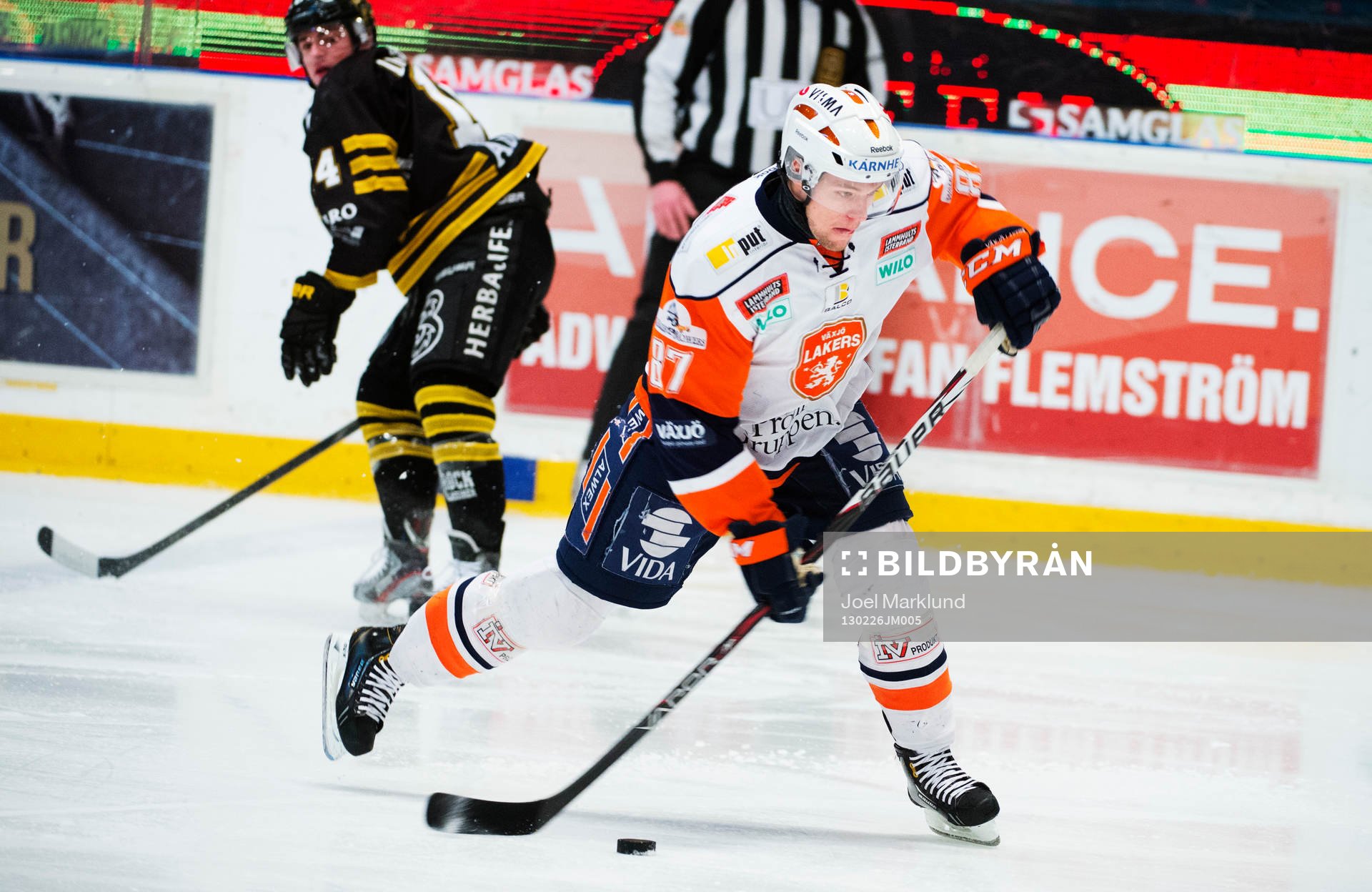Robert Rosén, Växjö, skjuter
