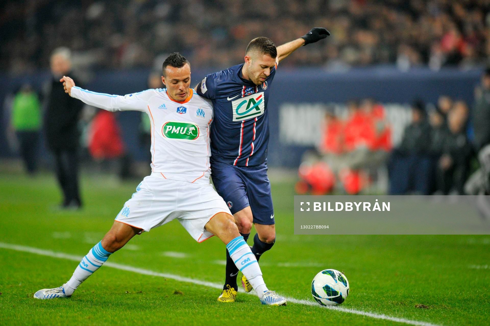 Foued KADIR / Jeremy MENEZ - 27.02.2013 - Paris Saint