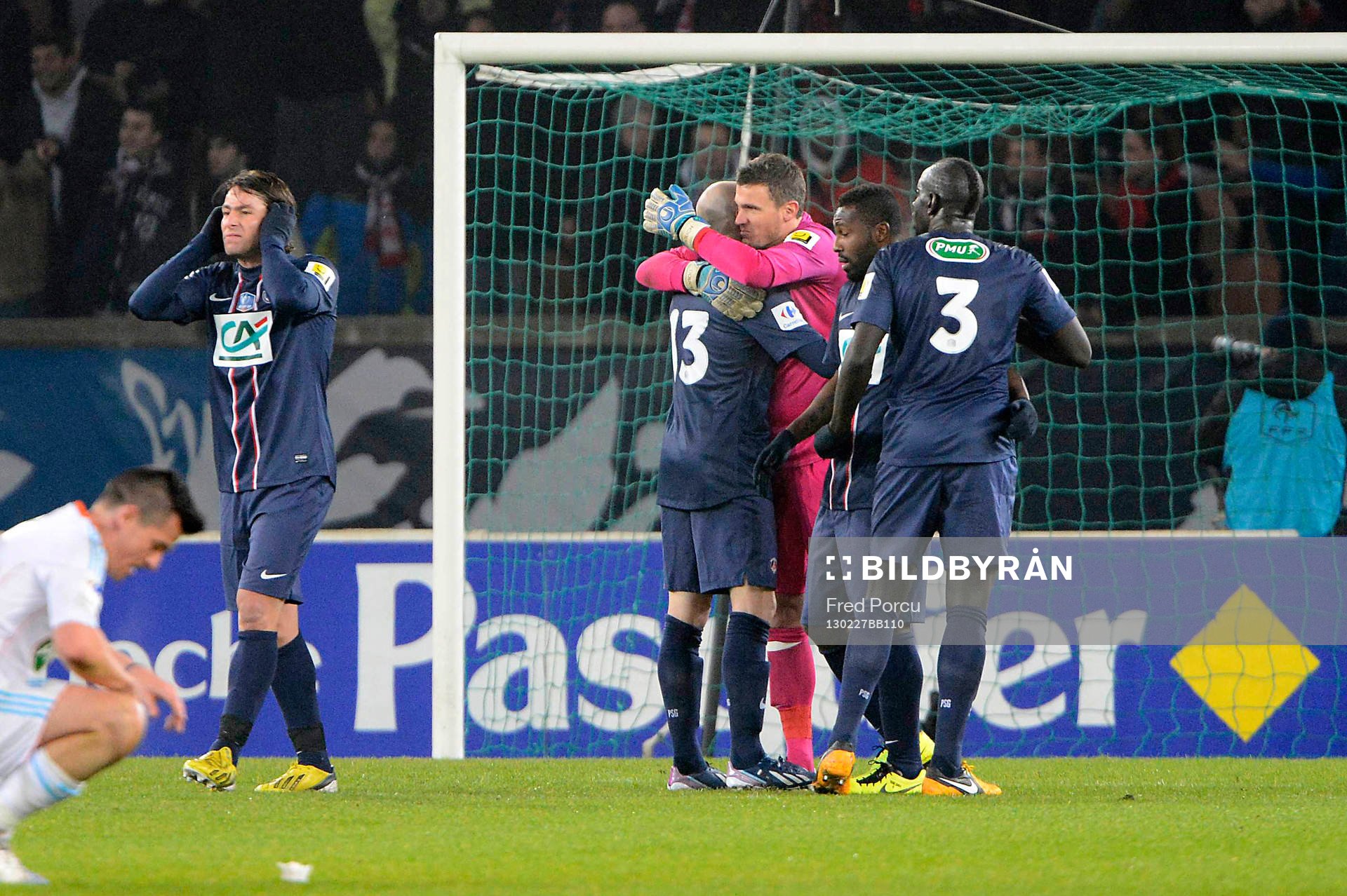 Joie PSG - 27.02.2013 - Paris Saint Germain / Marseille -