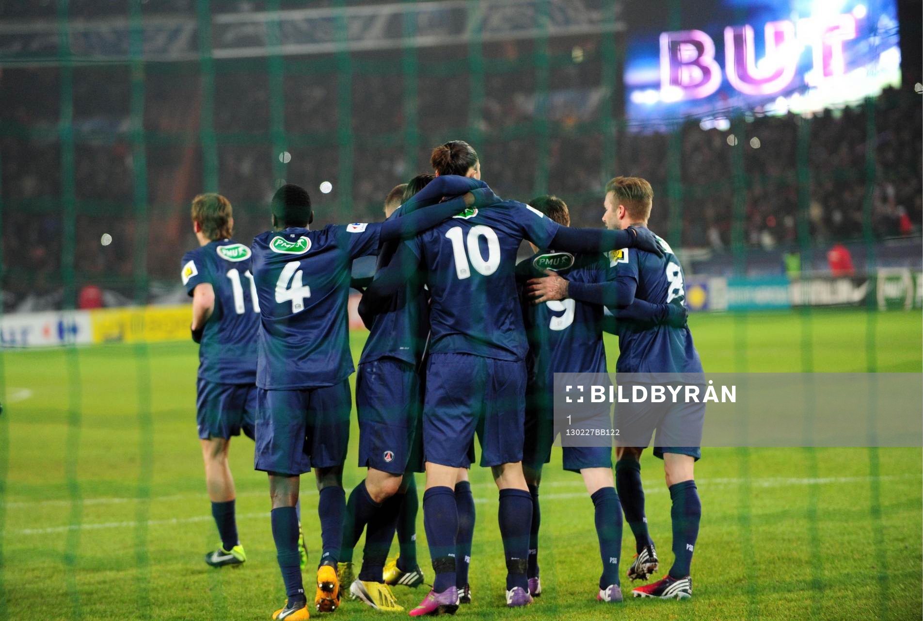 Joie Zlatan IBRAHIMOVIC - 27.02.2013 - Paris Saint Germain