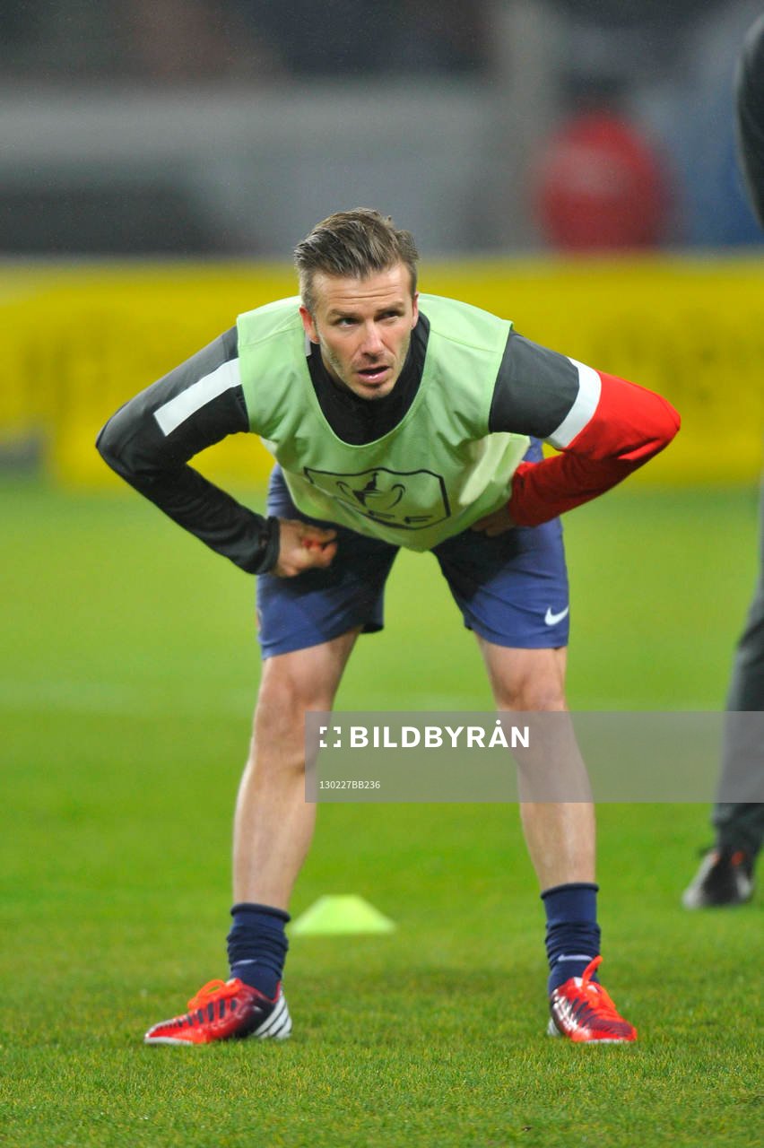 David BECKHAM  - 27.02.2013 - PSG / OM - 8eme de finale -