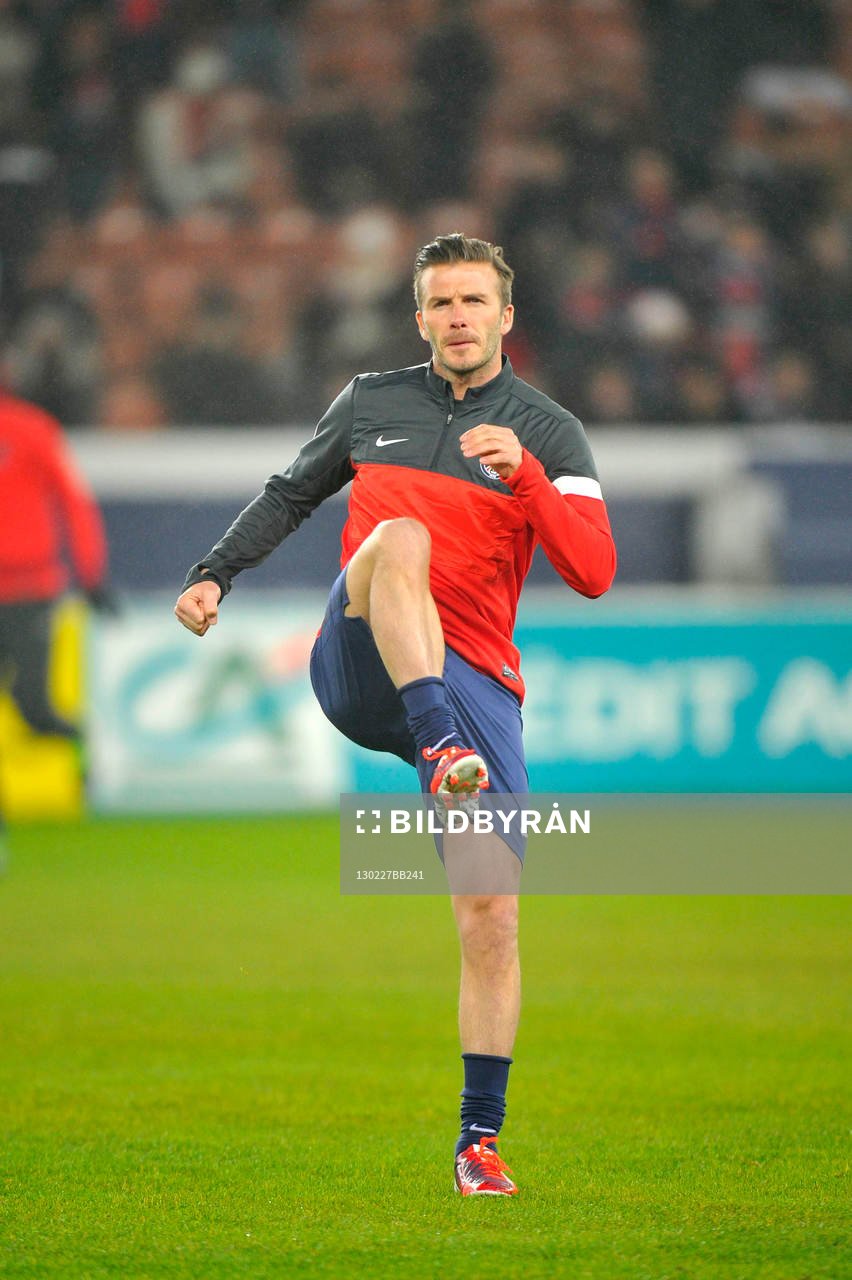 David BECKHAM  - 27.02.2013 - PSG / OM - 8eme de finale -