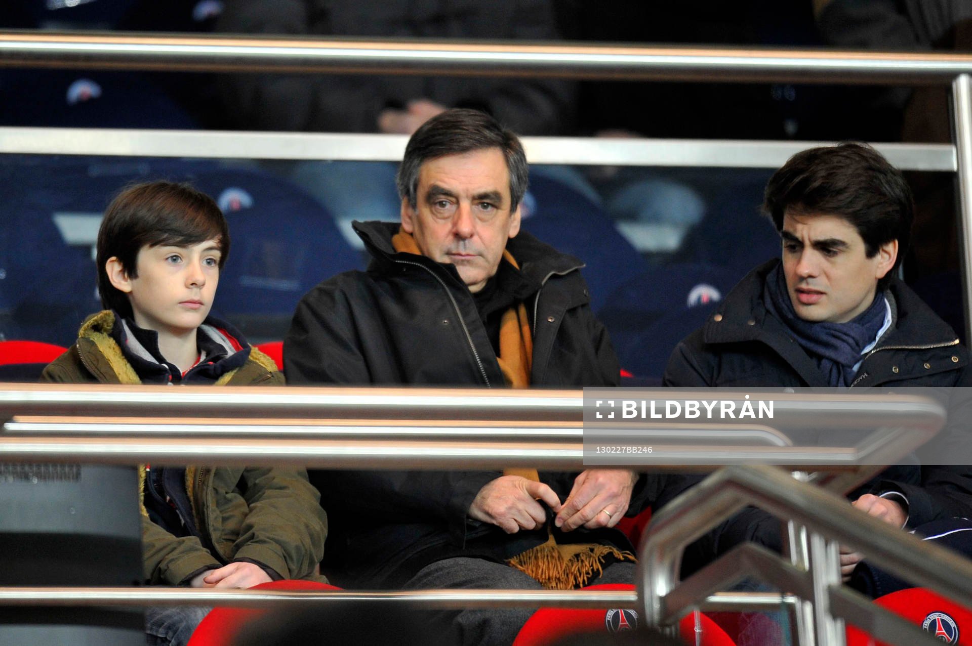 Francois Fillon - 27.02.2013 - PSG / OM - 8eme de finale -