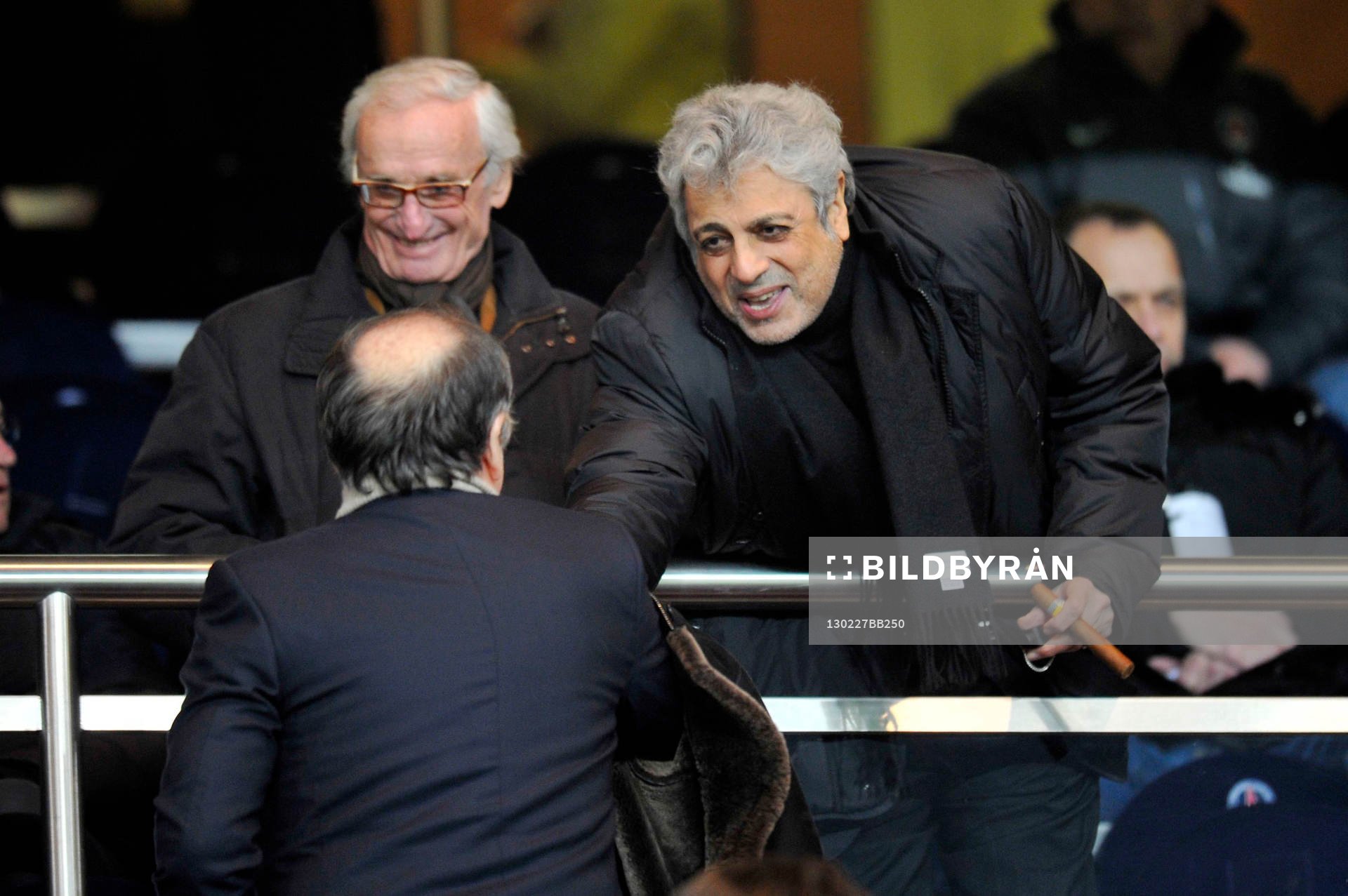 Enrico Macias / Noel Le Graet - 27.02.2013 - PSG / OM -