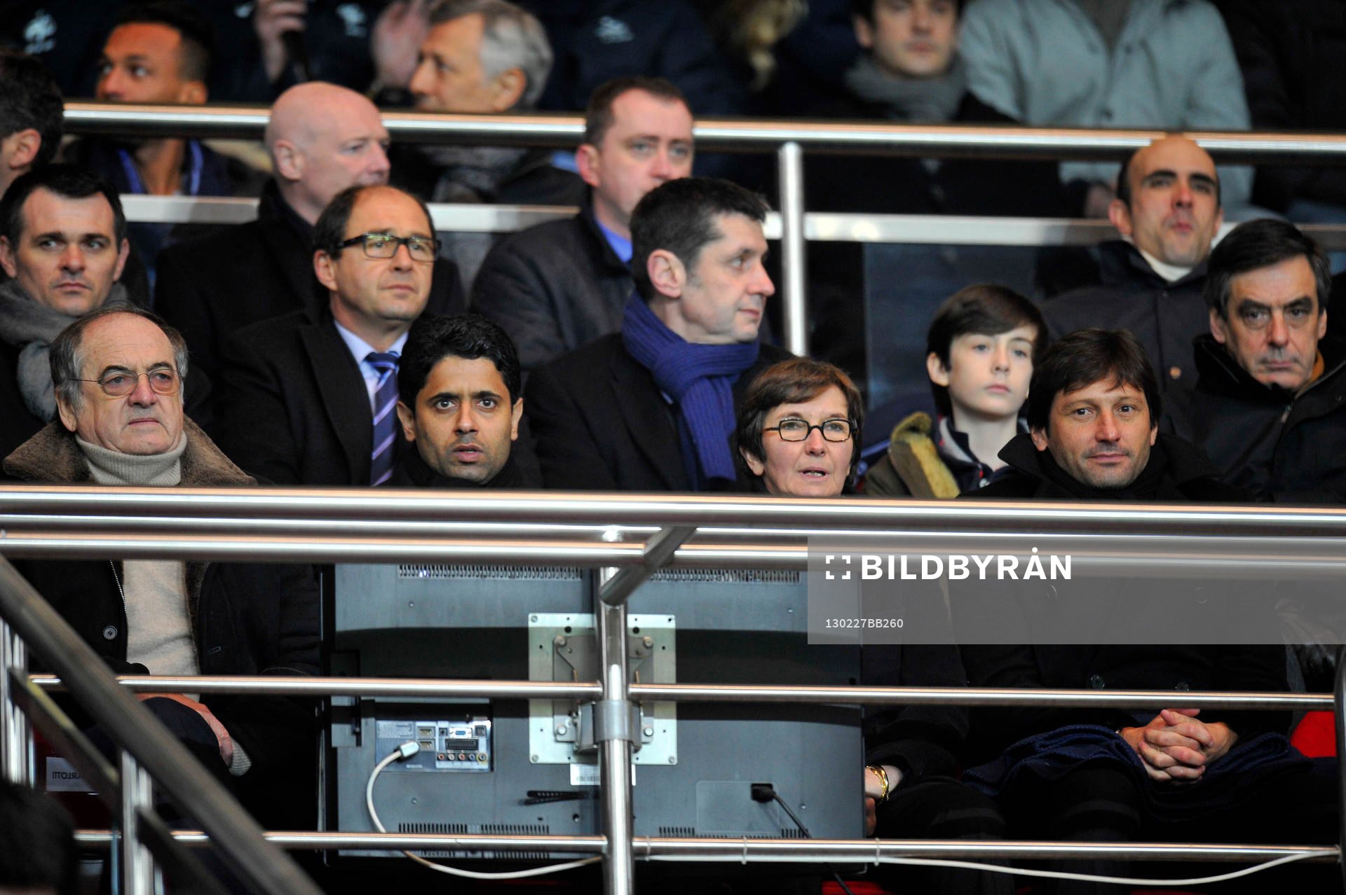 Noel Le Graet / Nasser AL KHELAIFI / Valerie Fourneyron /