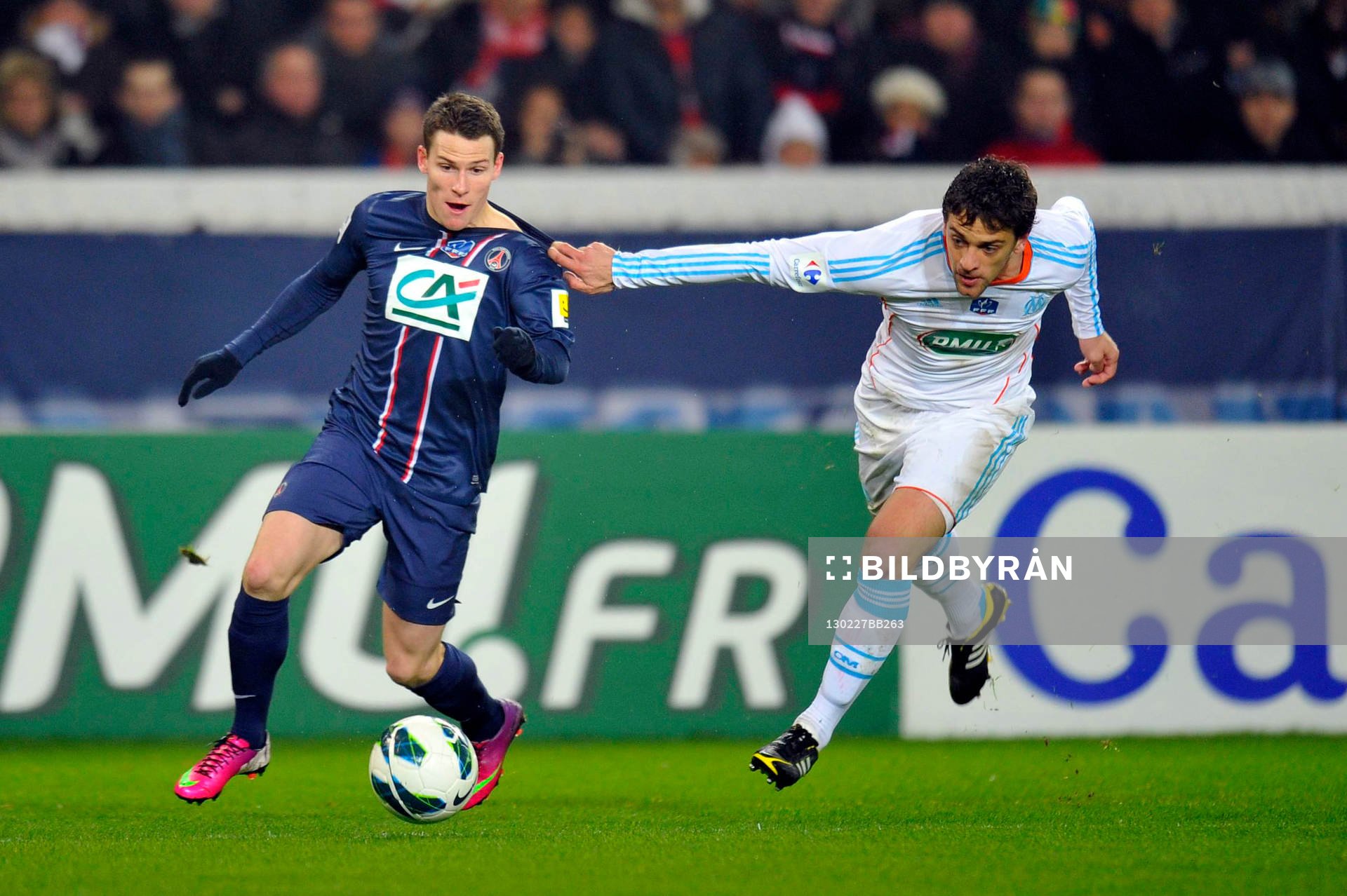 Kevin GAMEIRO / Lucas MENDES - 27.02.2013 - PSG / OM - 8eme