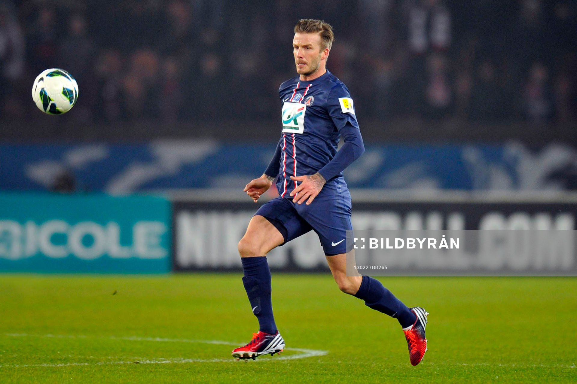 David BECKHAM  - 27.02.2013 - PSG / OM - 8eme de finale -