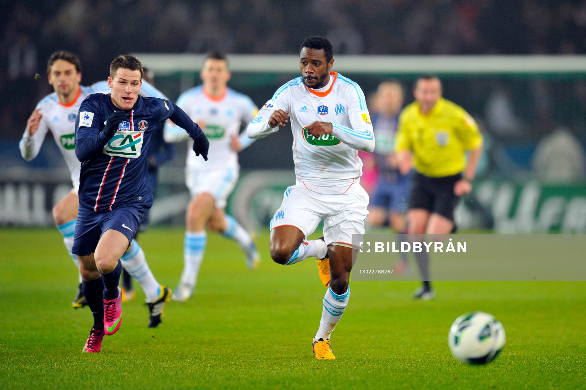 Kevin GAMEIRO / Nicolas NKOULOU - 27.02.2013 - PSG / OM -