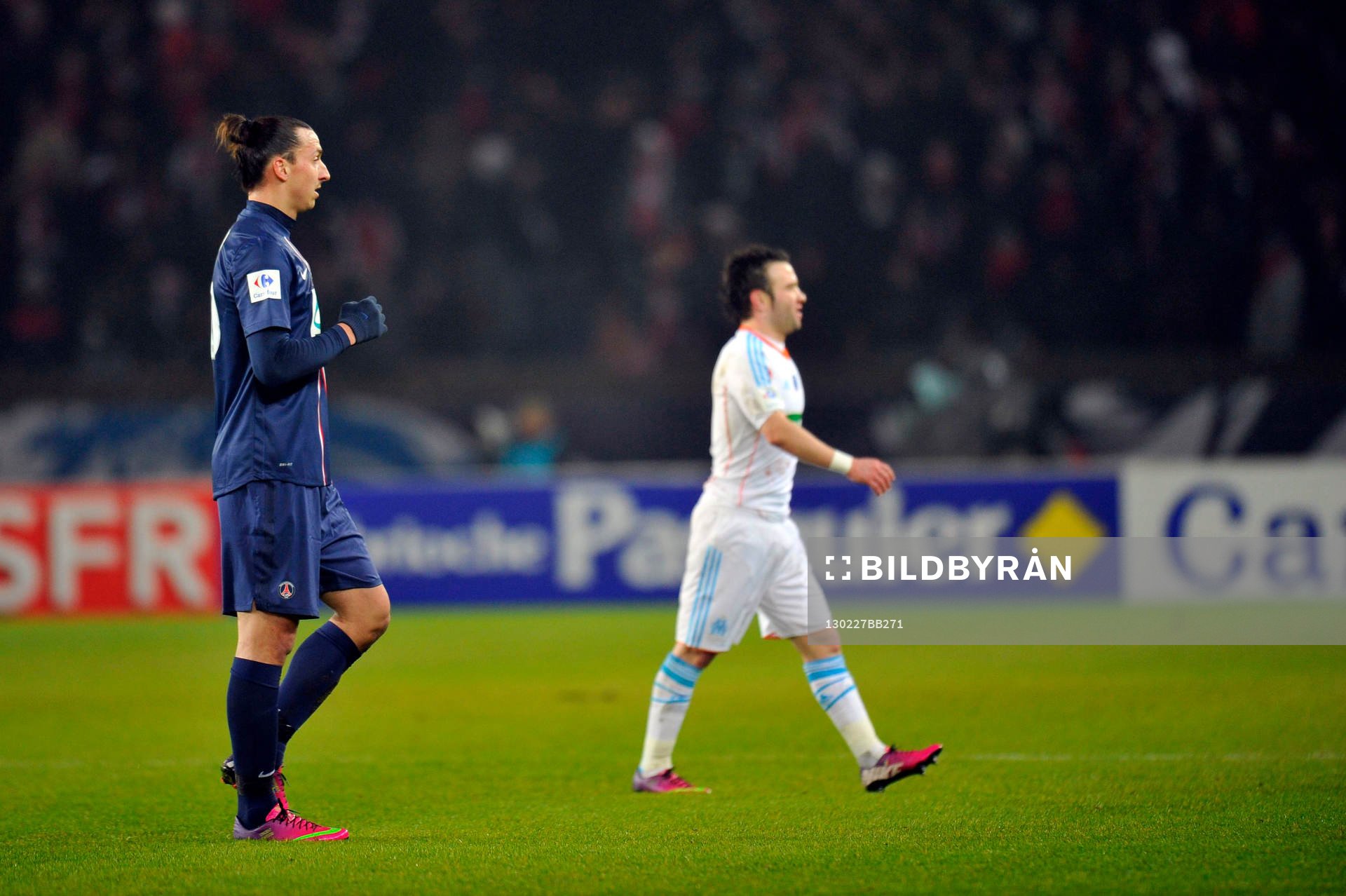 Zlatan IBRAHIMOVIC / Mathieu VALBUENA - 27.02.2013 - PSG /
