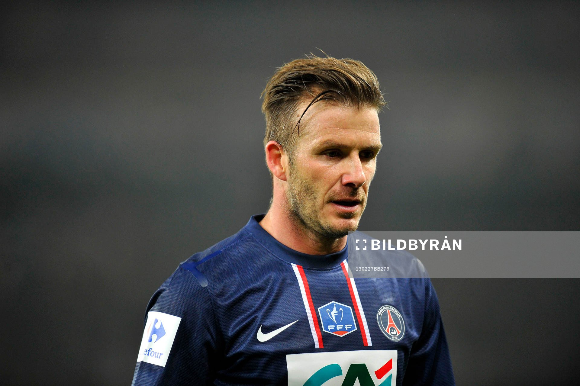 David BECKHAM  - 27.02.2013 - PSG / OM - 8eme de finale -