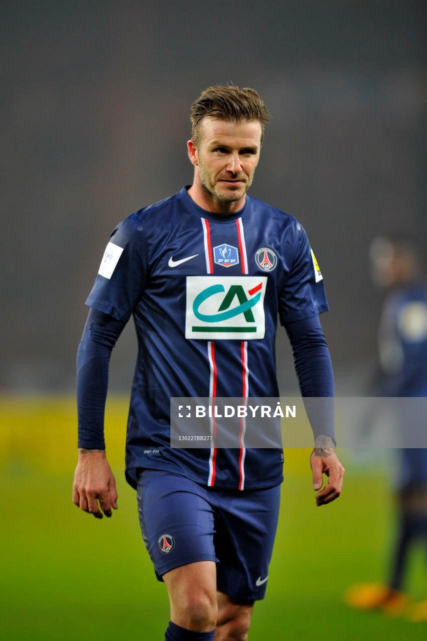 David BECKHAM  - 27.02.2013 - PSG / OM - 8eme de finale -