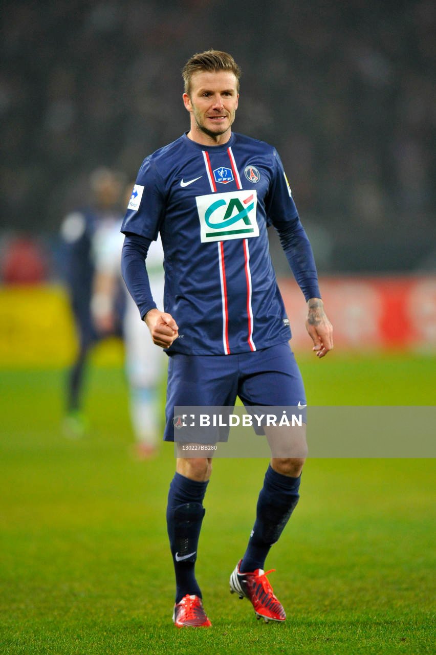 David BECKHAM  - 27.02.2013 - PSG / OM - 8eme de finale -