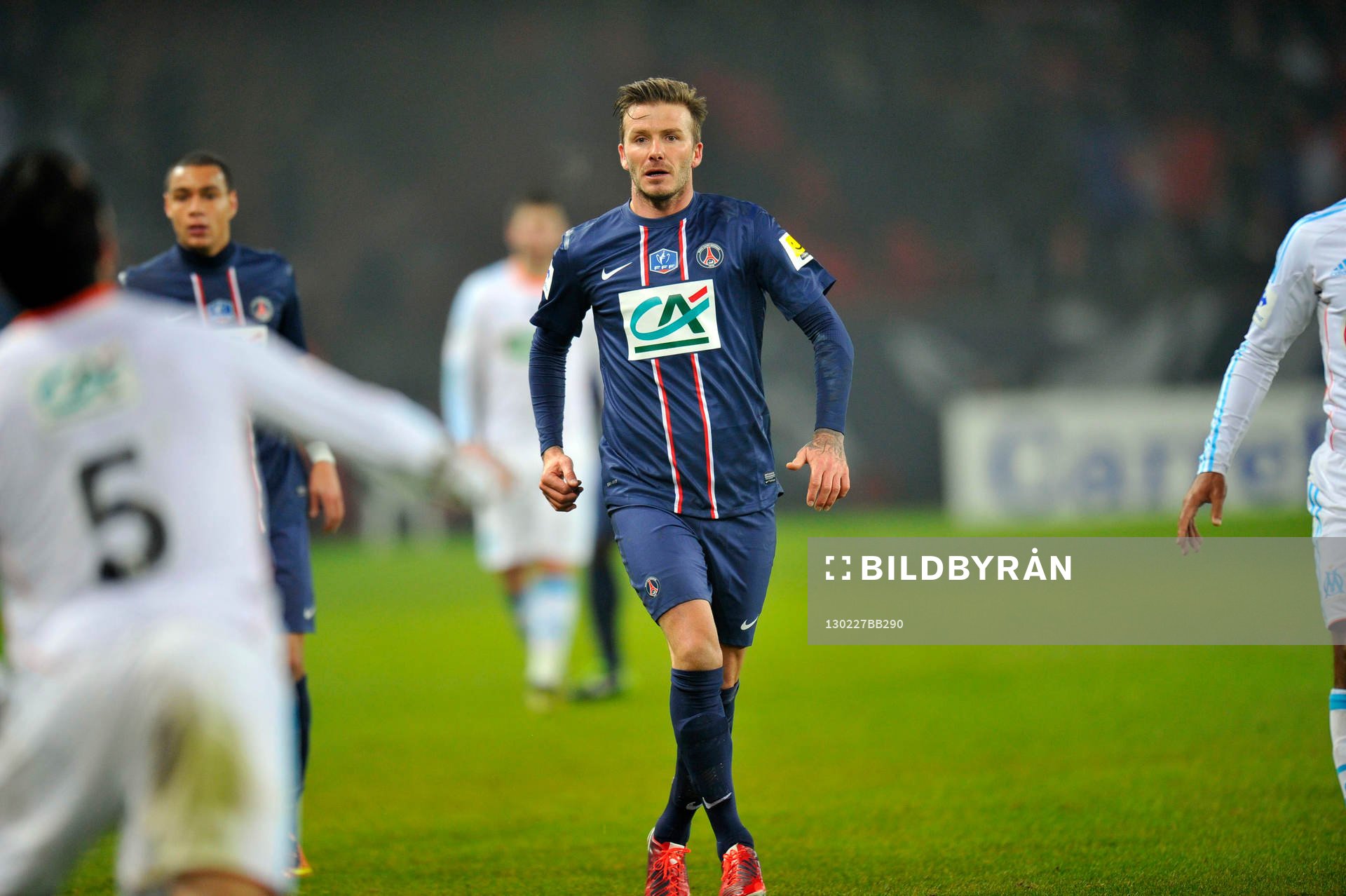 David BECKHAM  - 27.02.2013 - PSG / OM - 8eme de finale -