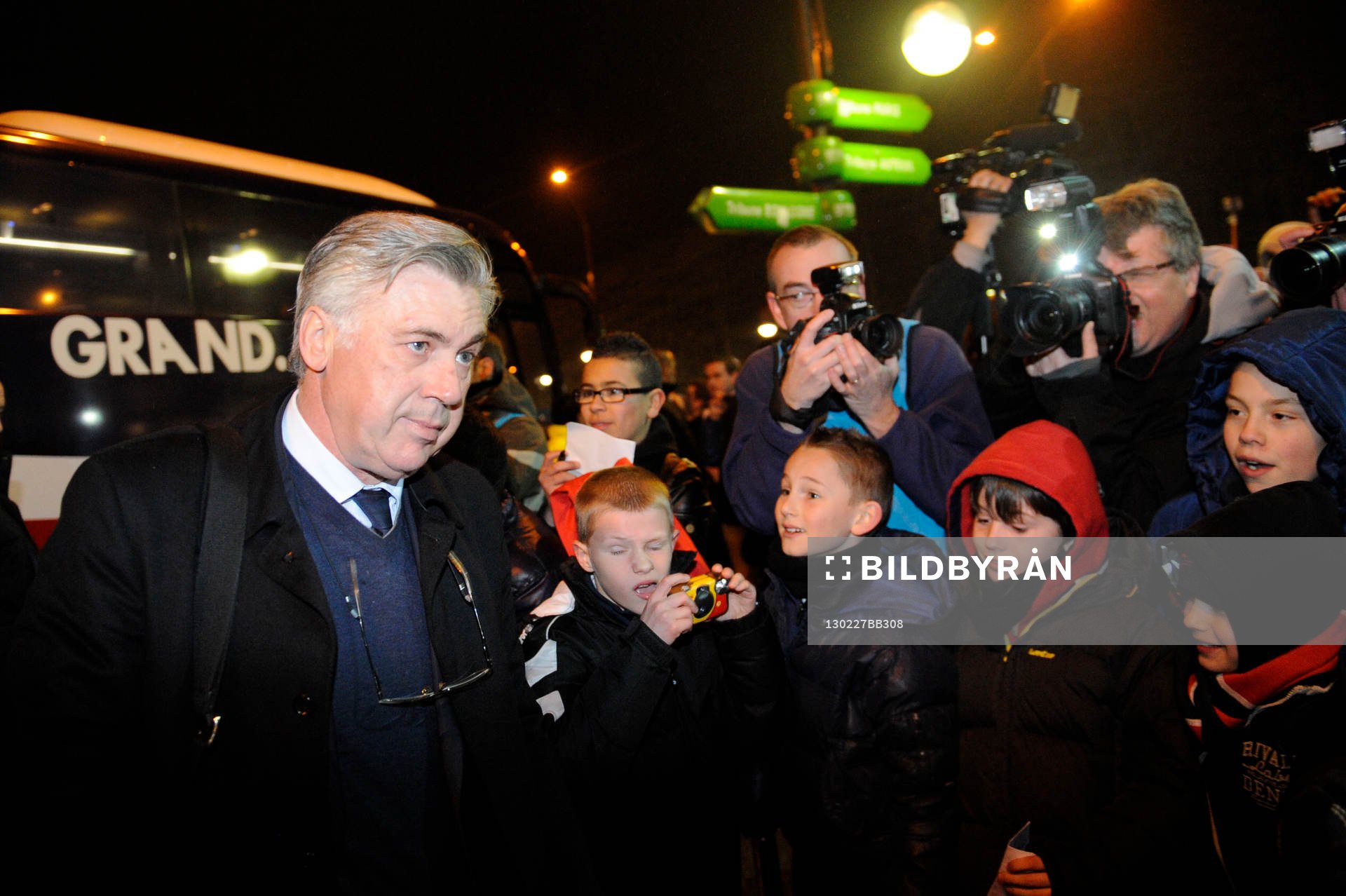 Carlo ANCELOTTI  - 27.02.2013 - PSG / OM - 8eme de finale -