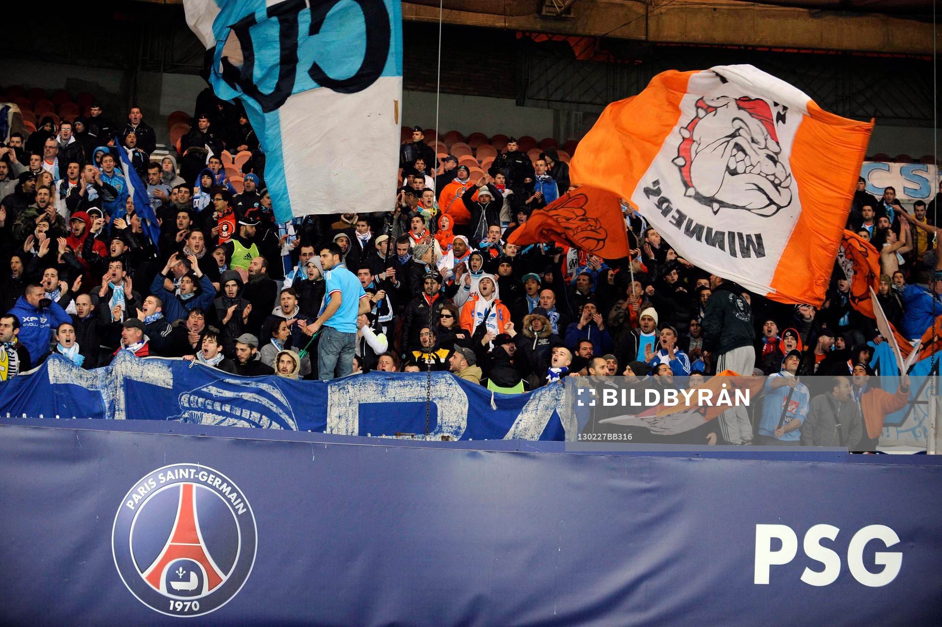 Supporters OM - 27.02.2013 - PSG / OM - 8eme de finale -