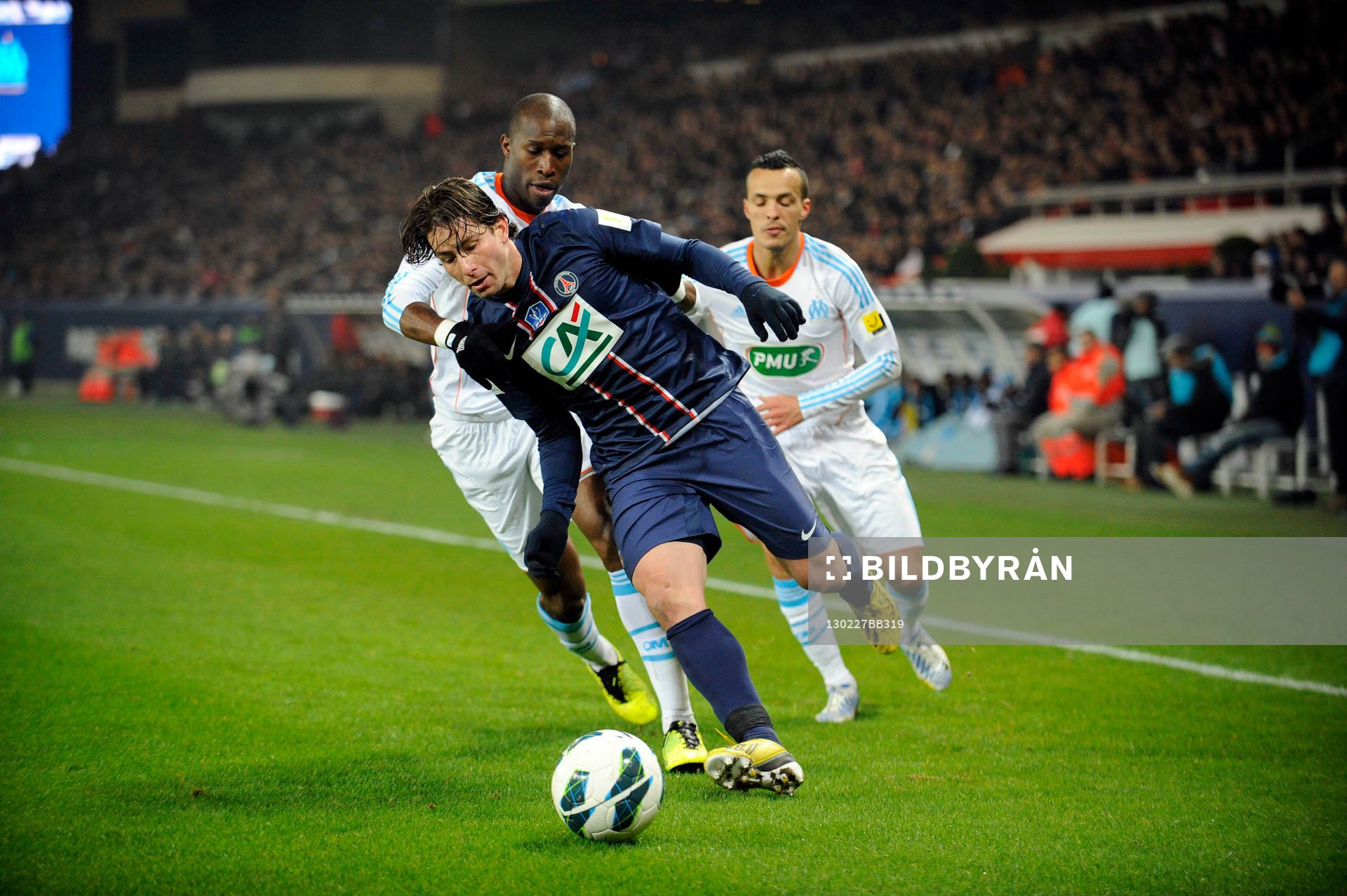 Maxwell SCHERRER / Rod FANNI - 27.02.2013 - PSG / OM - 8eme