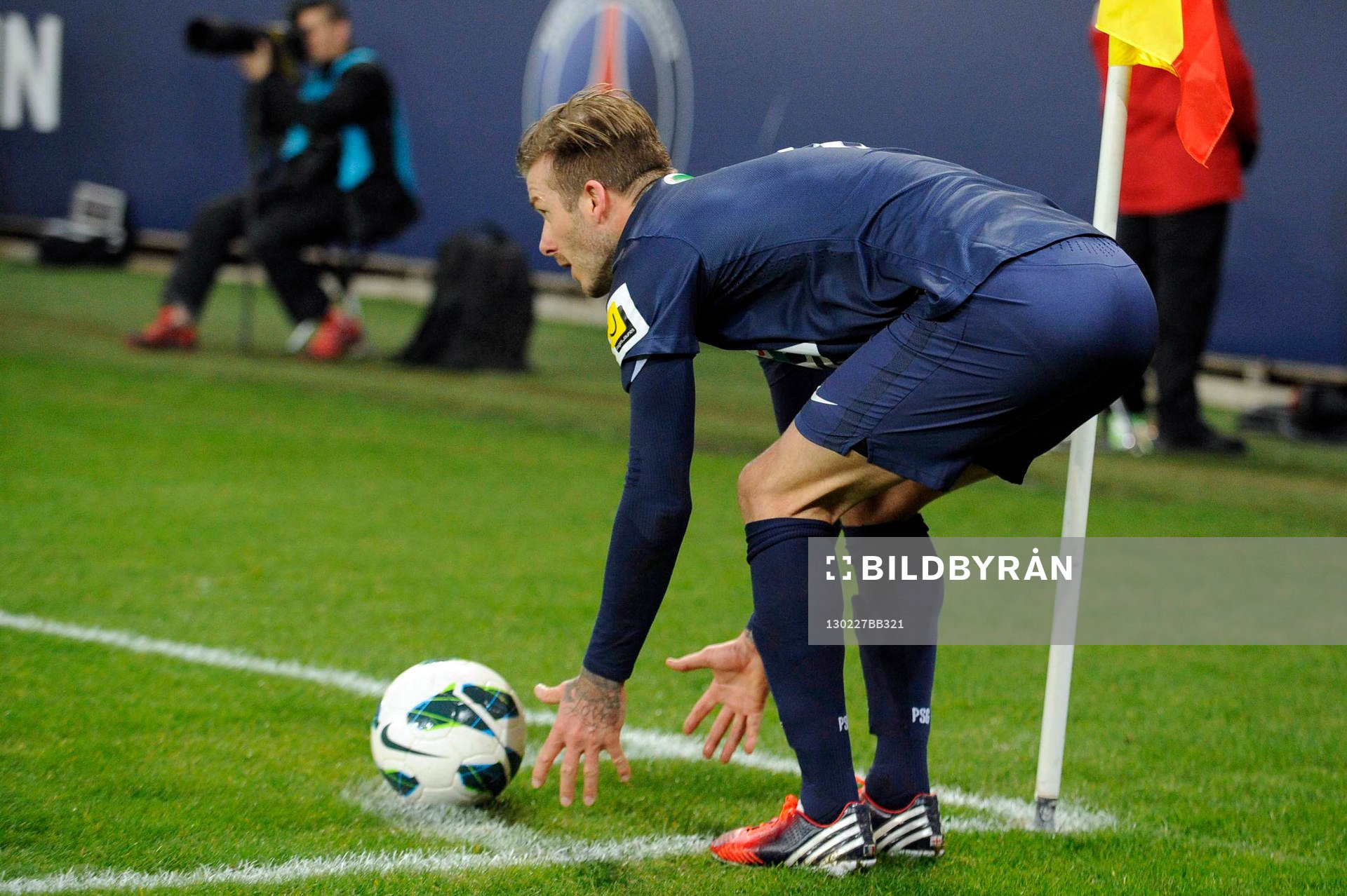 David BECKHAM  - 27.02.2013 - PSG / OM - 8eme de finale -