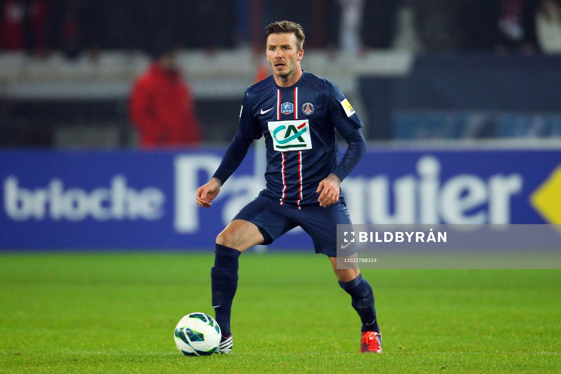 David BECKHAM - 27.02.2013 - PSG / OM - 8eme de finale -