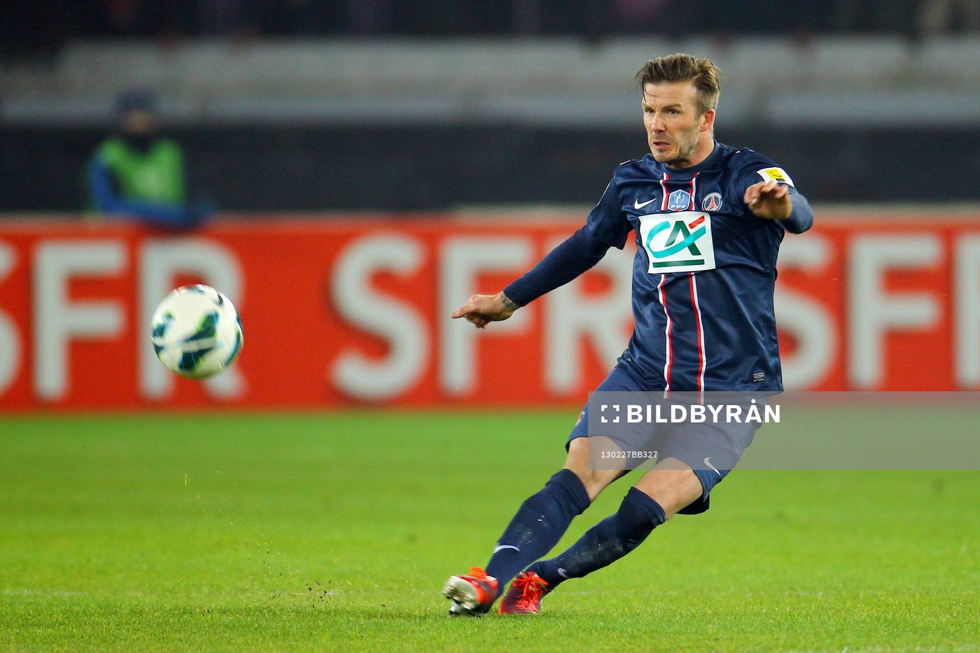 David BECKHAM - 27.02.2013 - PSG / OM - 8eme de finale -