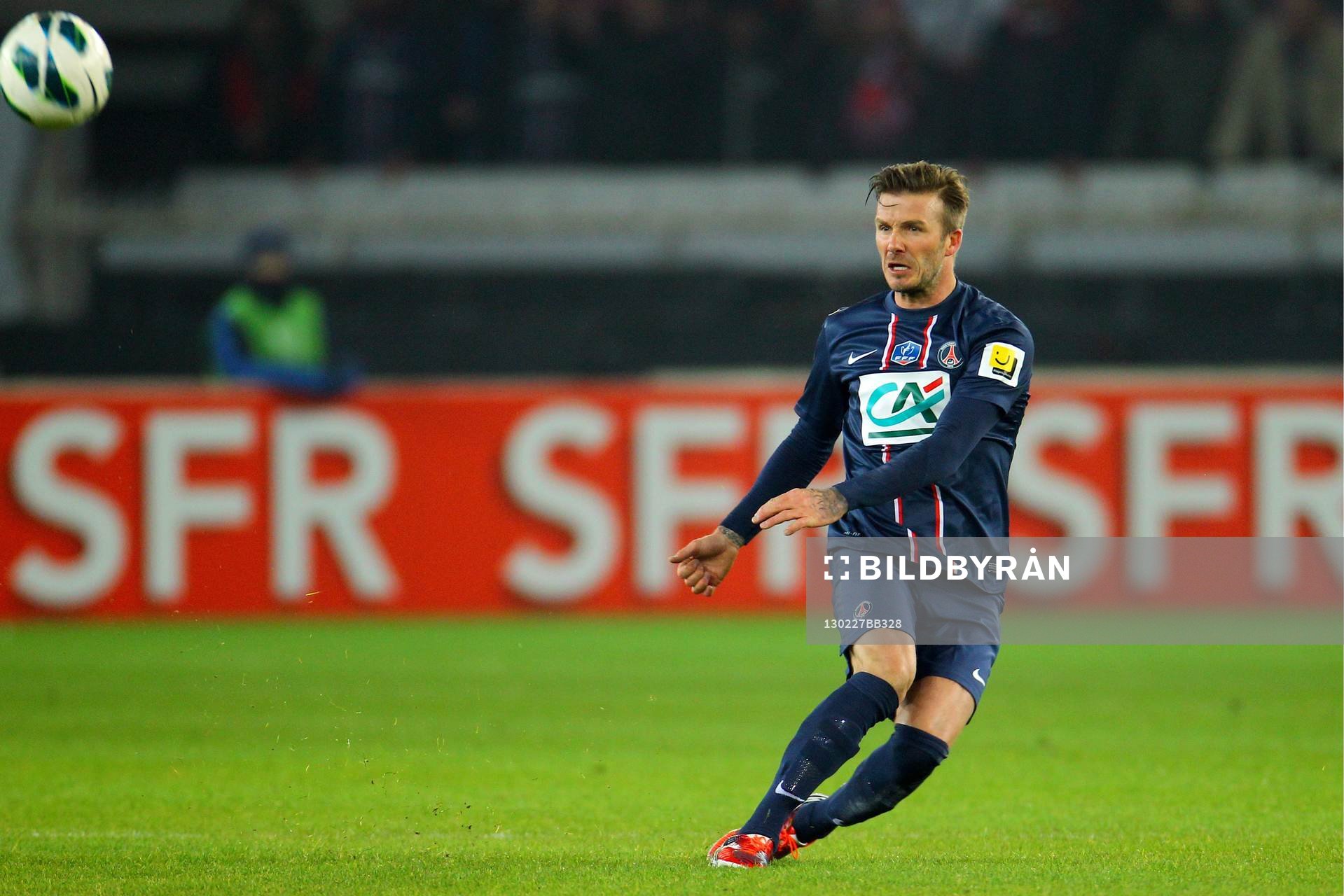 David BECKHAM - 27.02.2013 - PSG / OM - 8eme de finale -