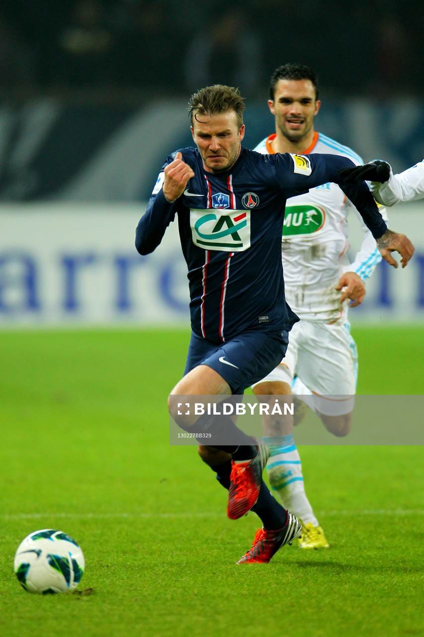 David BECKHAM - 27.02.2013 - PSG / OM - 8eme de finale -
