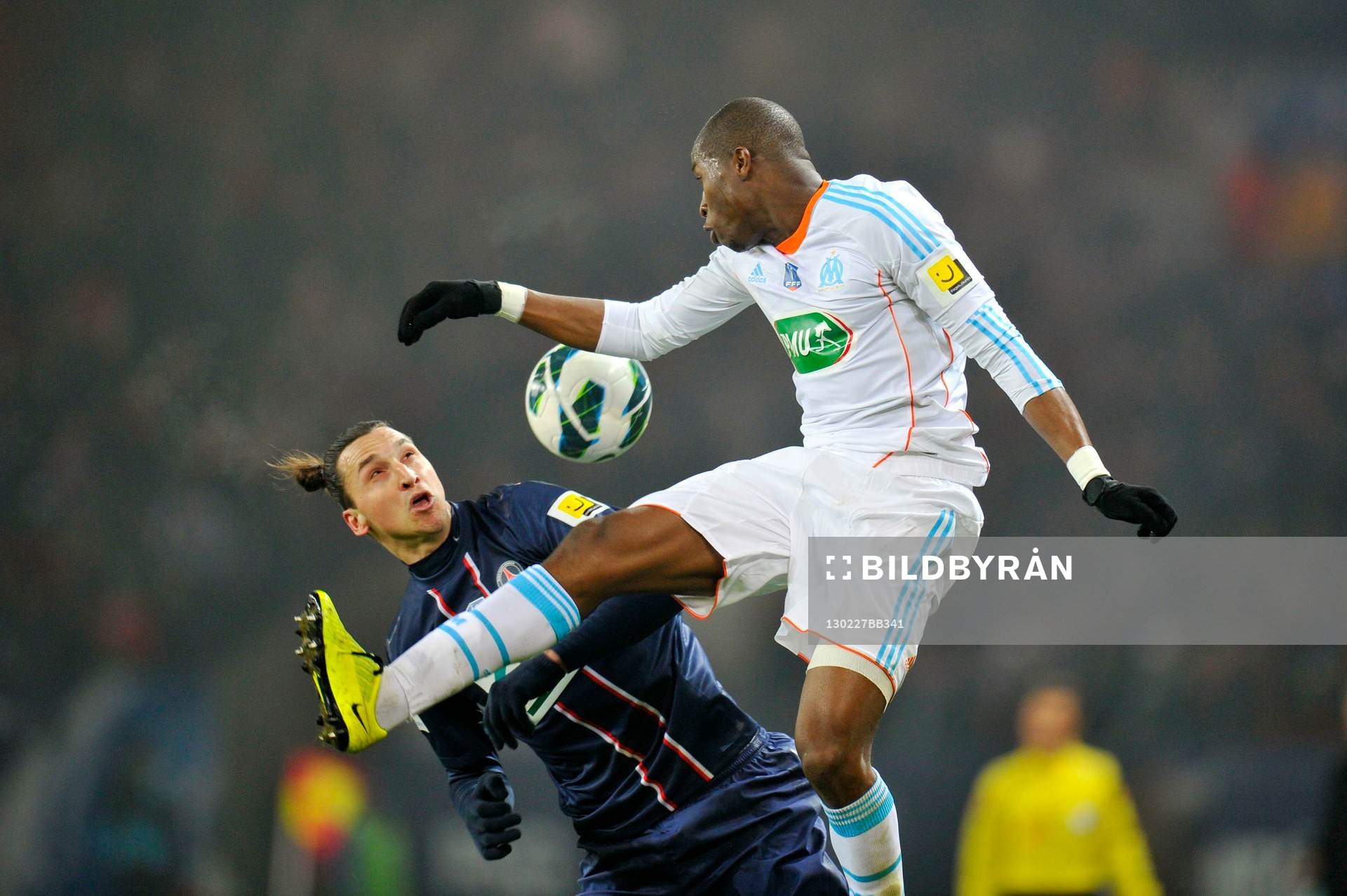 Zlatan IBRAHIMOVIC / Rod FANNI - 27.02.2013 - Paris Saint