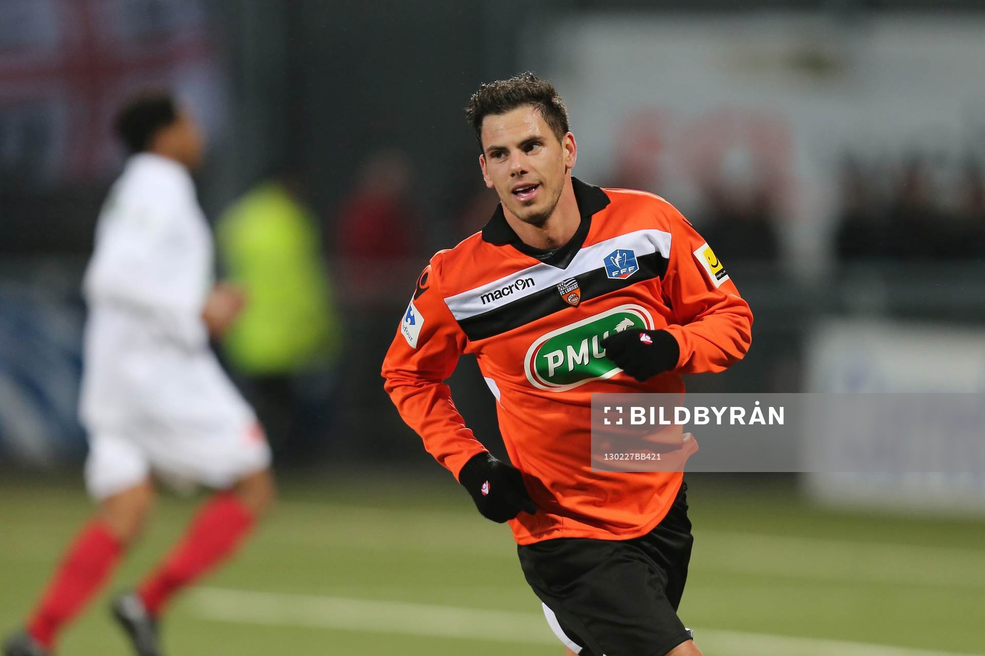 Joie Jeremie ALIADIERE - 27.02.2013 - Lorient / Brest - 1/8