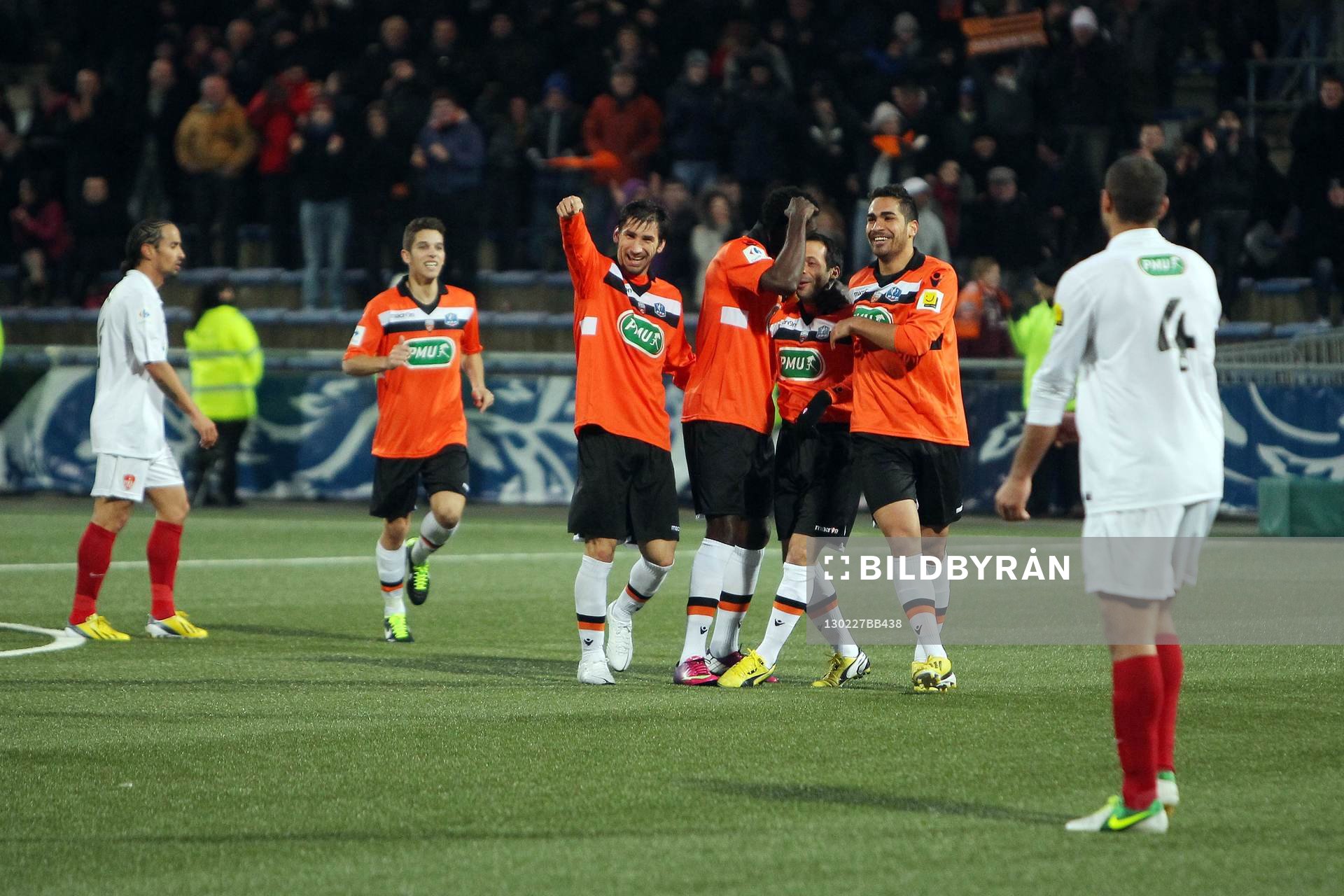 Joie Jeremie ALIADIERE - 27.02.2013 - Lorient / Brest - 1/8