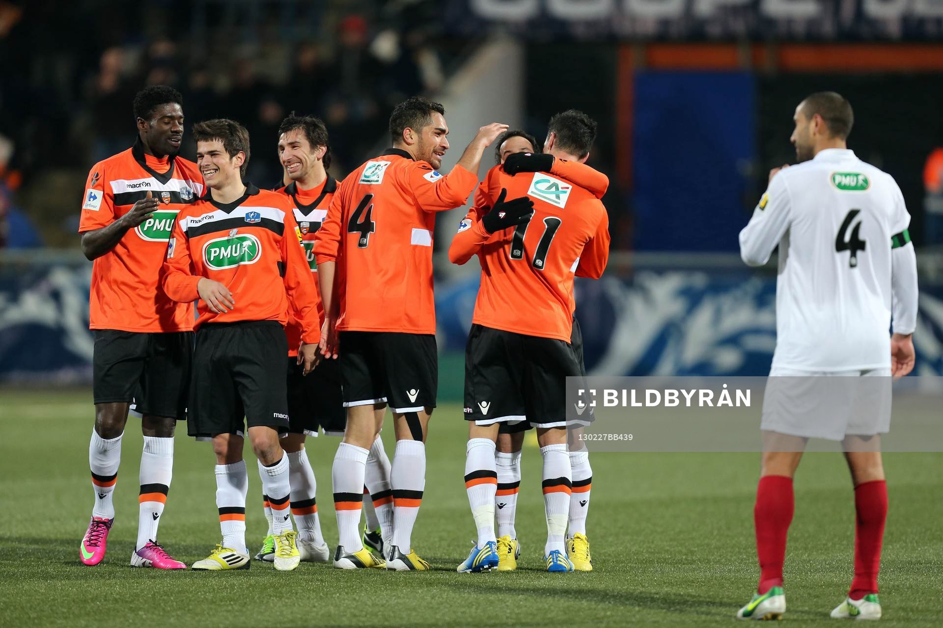 Joie Jeremie ALIADIERE - 27.02.2013 - Lorient / Brest - 1/8