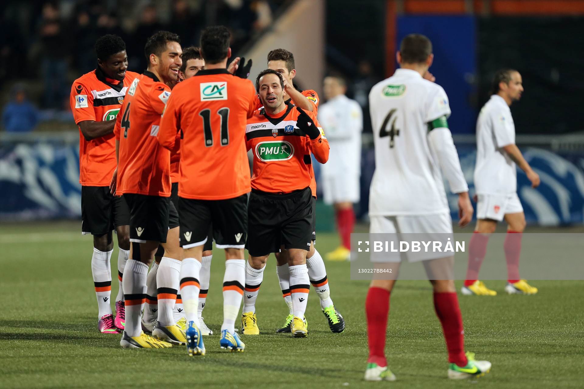 Joie Jeremie ALIADIERE - 27.02.2013 - Lorient / Brest - 1/8