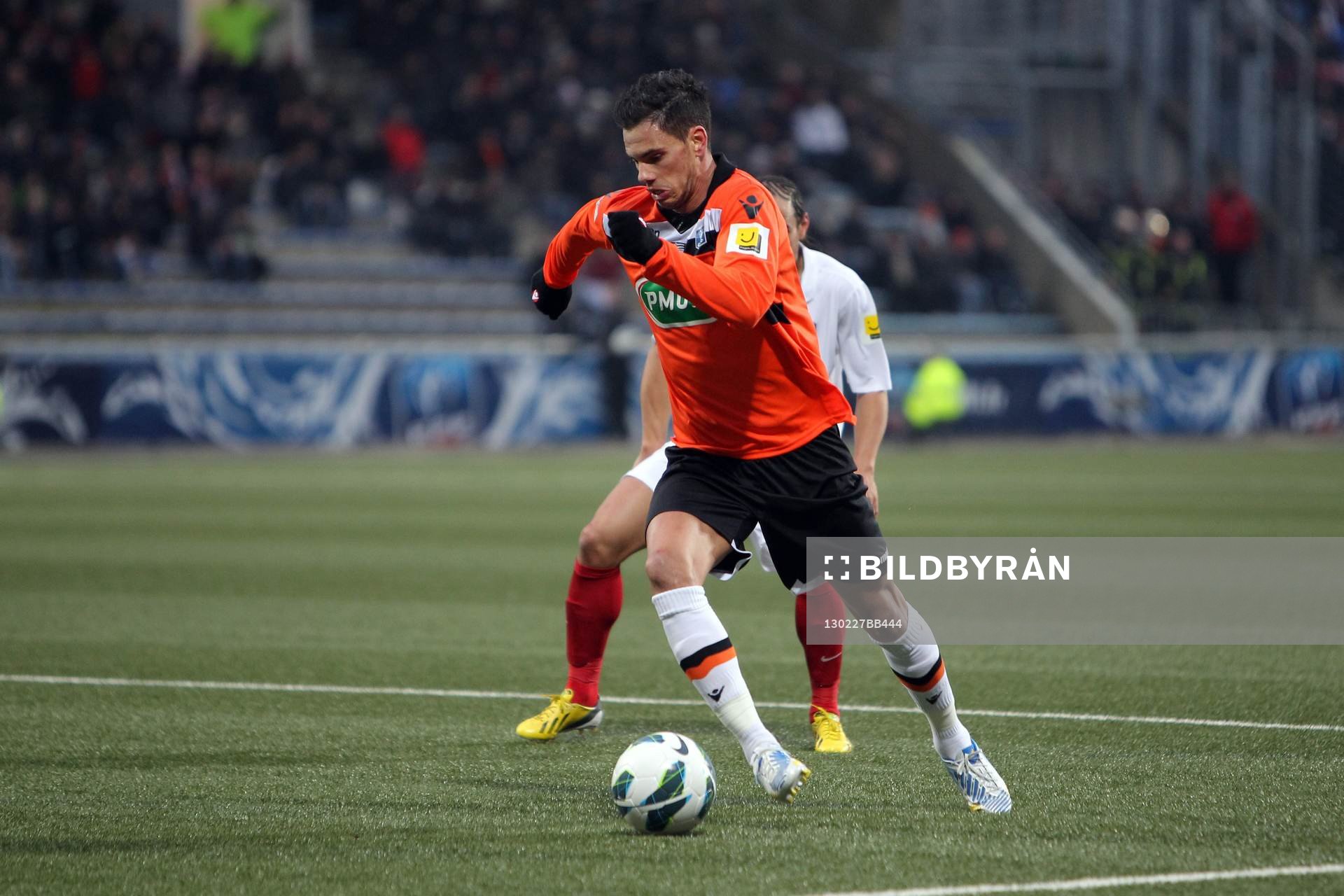Jeremie ALIADIERE - 27.02.2013 - Lorient / Brest - 1/8