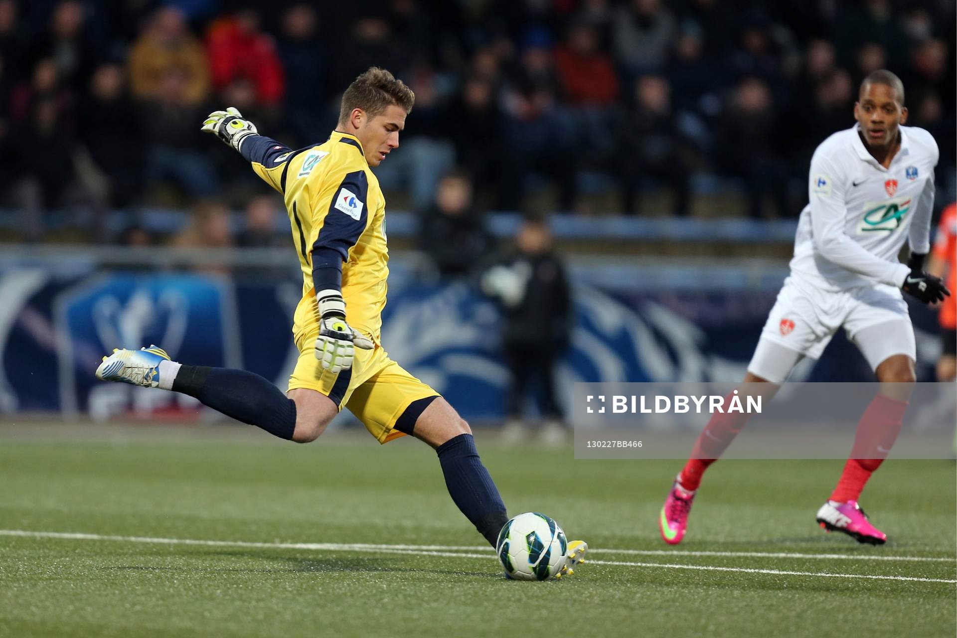  Fotboll, Franska Cupen, Lorient - Brest: Benjamin LECOMTE - 27.02.2013 -Lorient / Brest - 1/8 deFinale de Coupe de France 2013