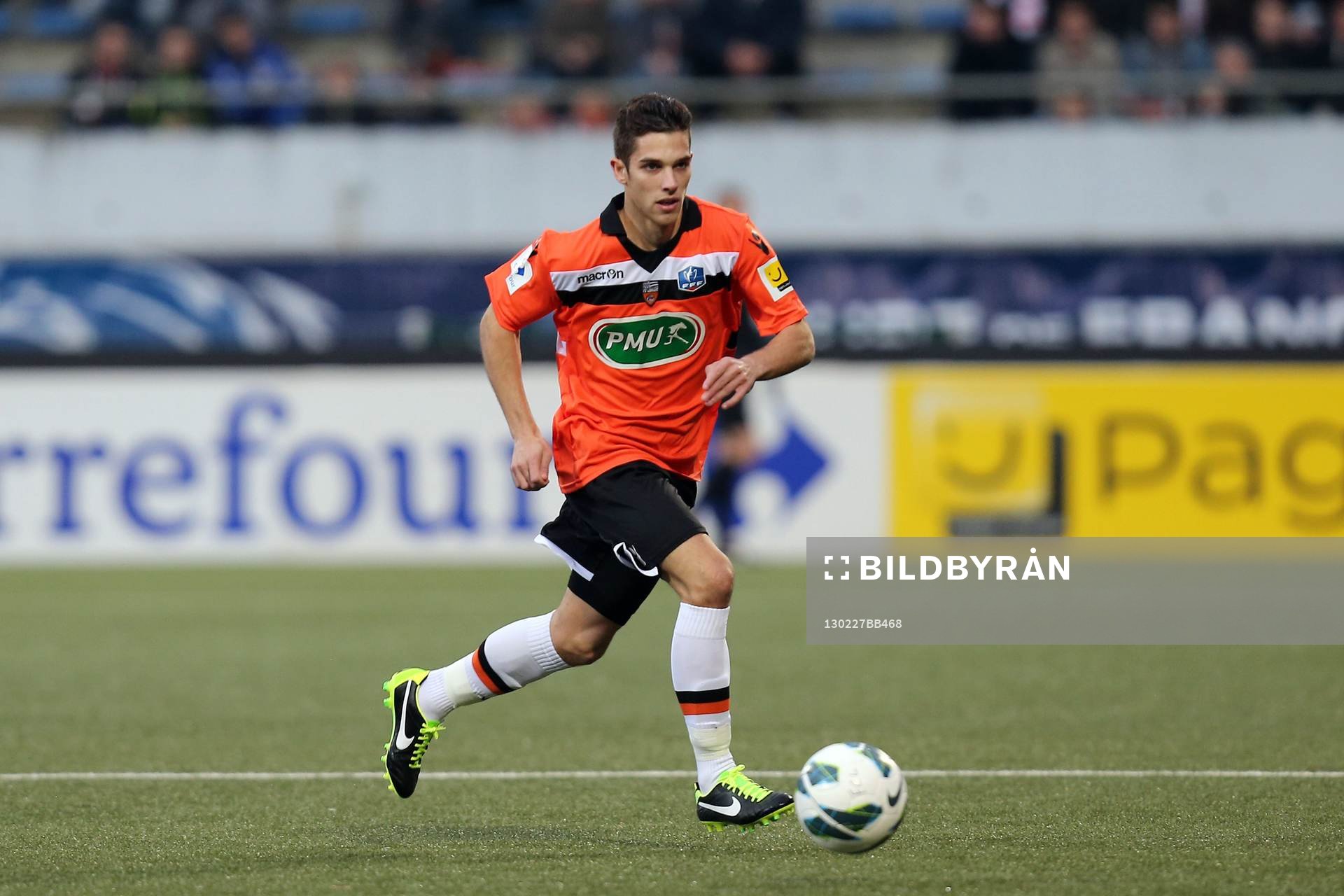  Fotboll, Franska Cupen, Lorient - Brest: Maxime BARTHELME - 27.02.2013 - Lorient / Brest - 1/8 deFinale de Coupe de France 2013