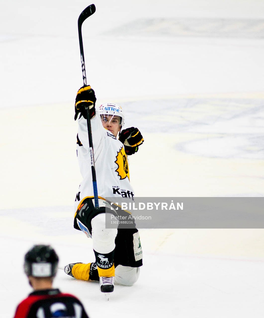 Viktor Arvidsson, Skellefteå, jublar