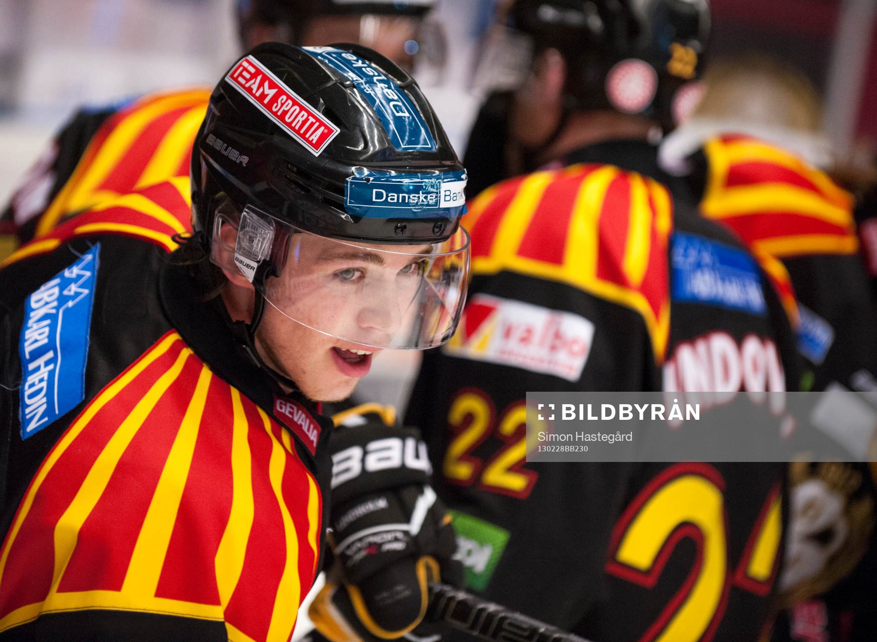 Elias Lindholm, Brynäs, är glad