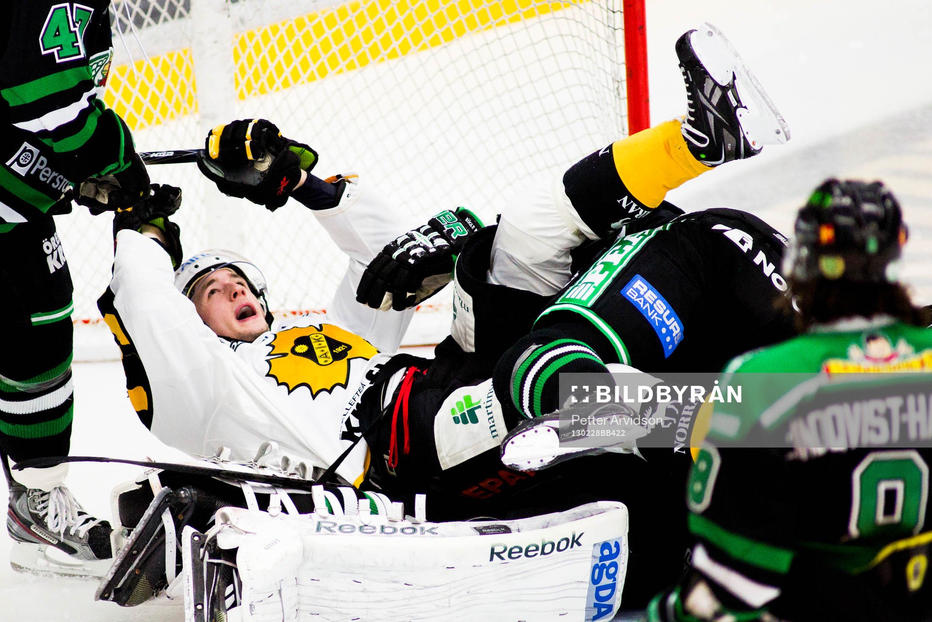 Oscar Möller, Skellefteå, hamnar ovanpå, Martin Gerber,