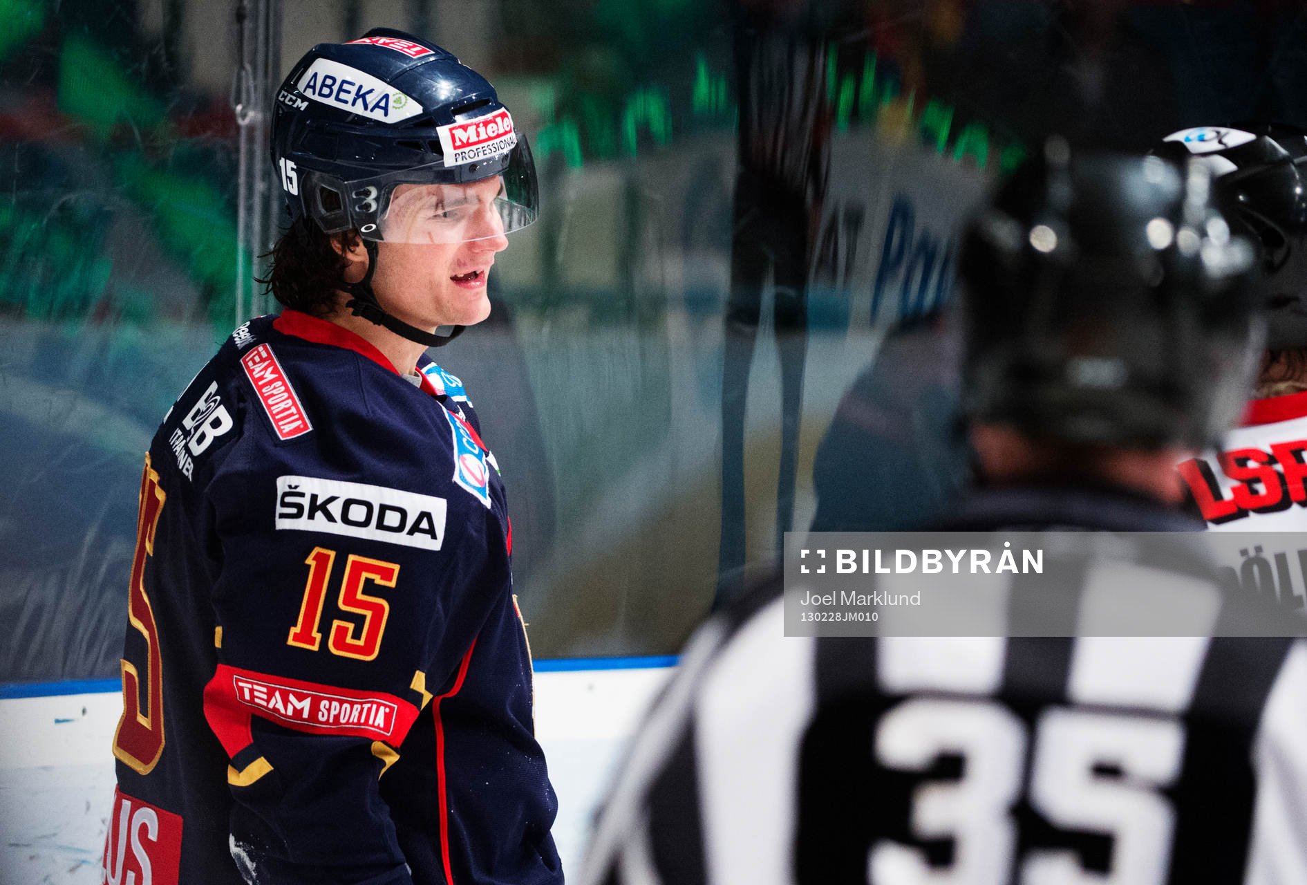 Petr Kalus, Djurgården, får matchstraff i slutet av