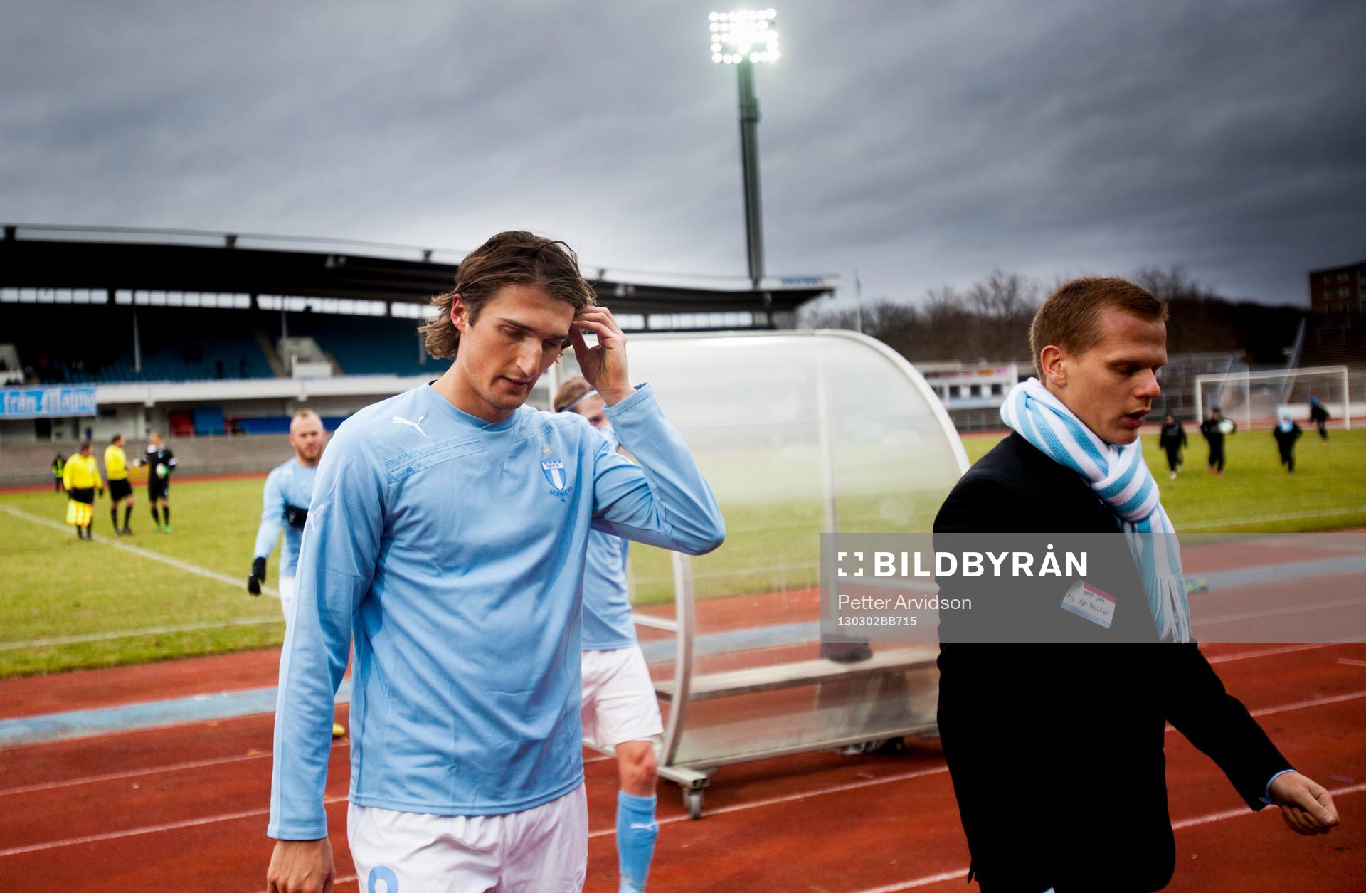 Dardan Rexhepi, Malmö FF, gjorde 1-0 till Malmö. Här ses