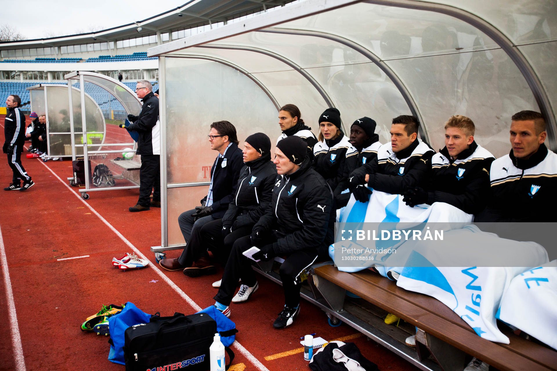 Malmö FFs bänk