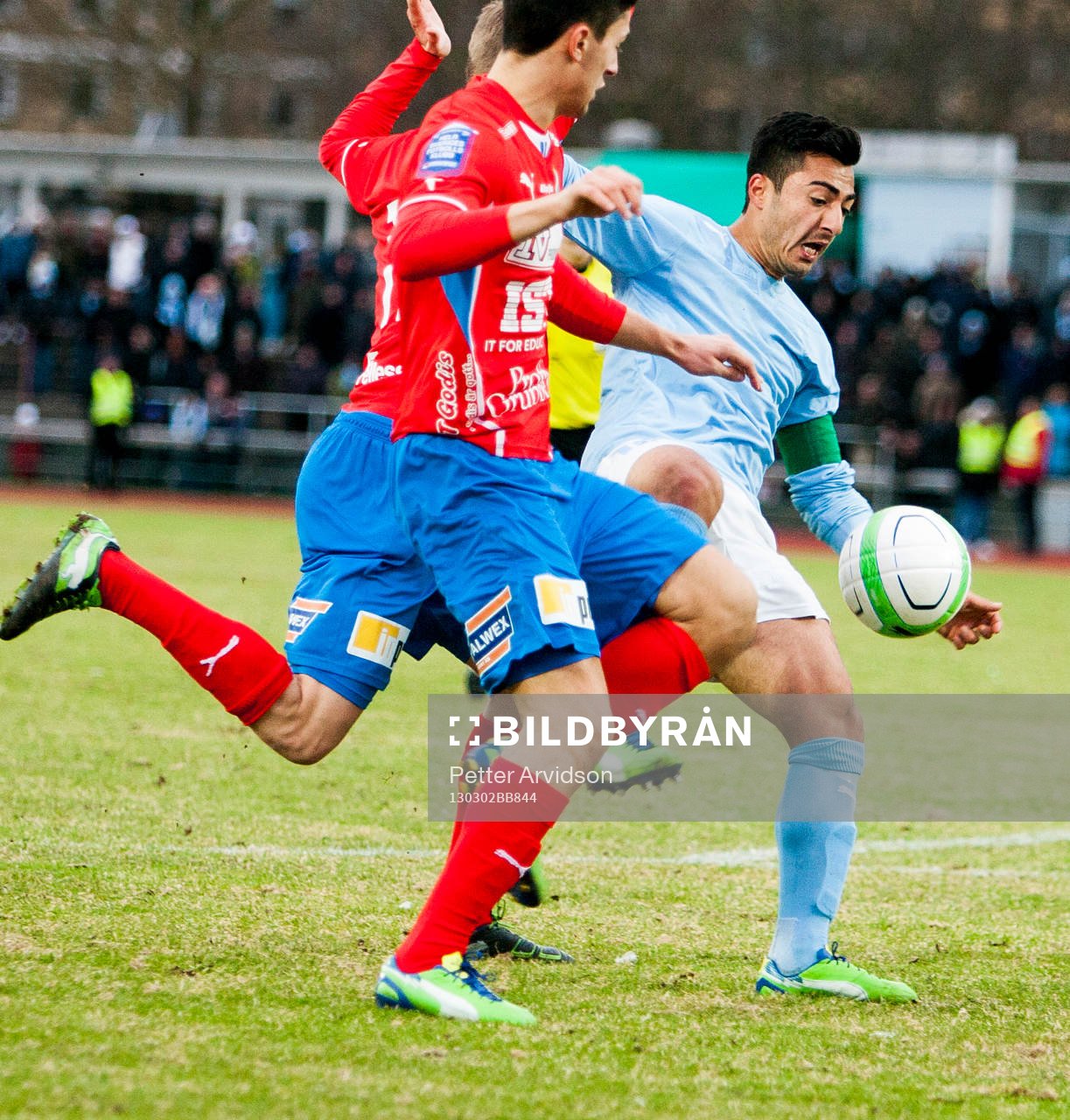 Fotboll, Svenska Cupen, Malmö - Öster: Jiloan Hamad,  Malmö FF. 
